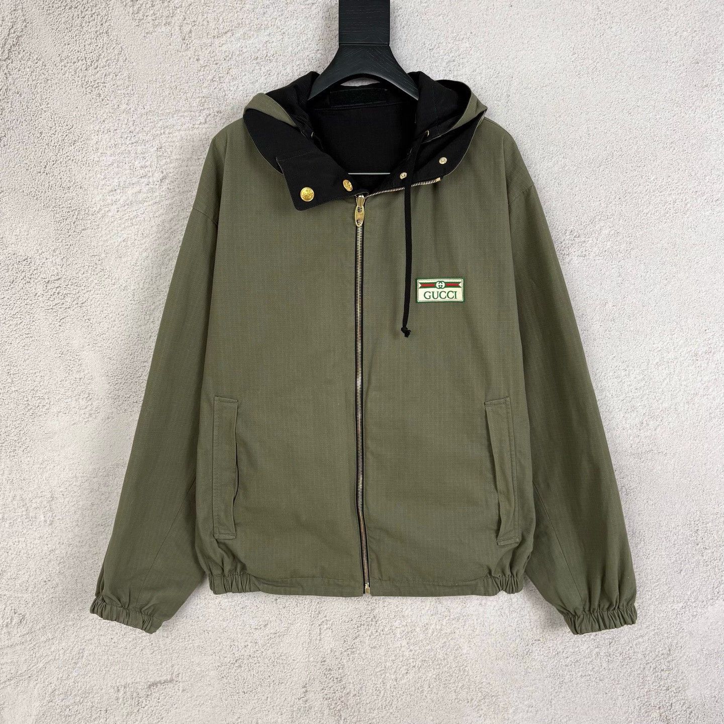 Gucci Gucci Embroidered Green Light Jacket s Men Size US S / EU 44-46 / 1 - 3 Thumbnail