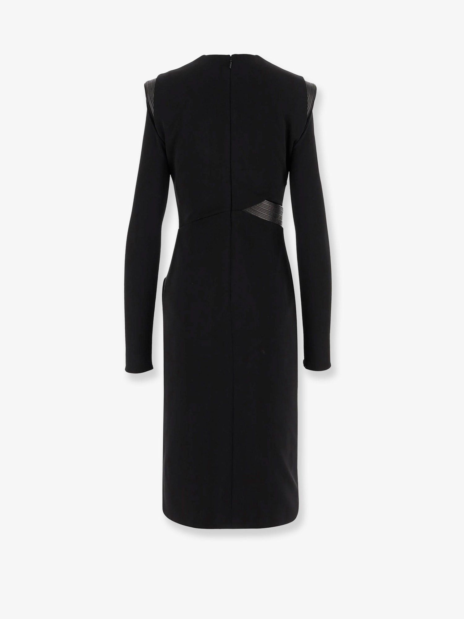 Versace Crepe Mini Dress With V-Neckline Size S / US 4 / IT 40 - 4 Thumbnail