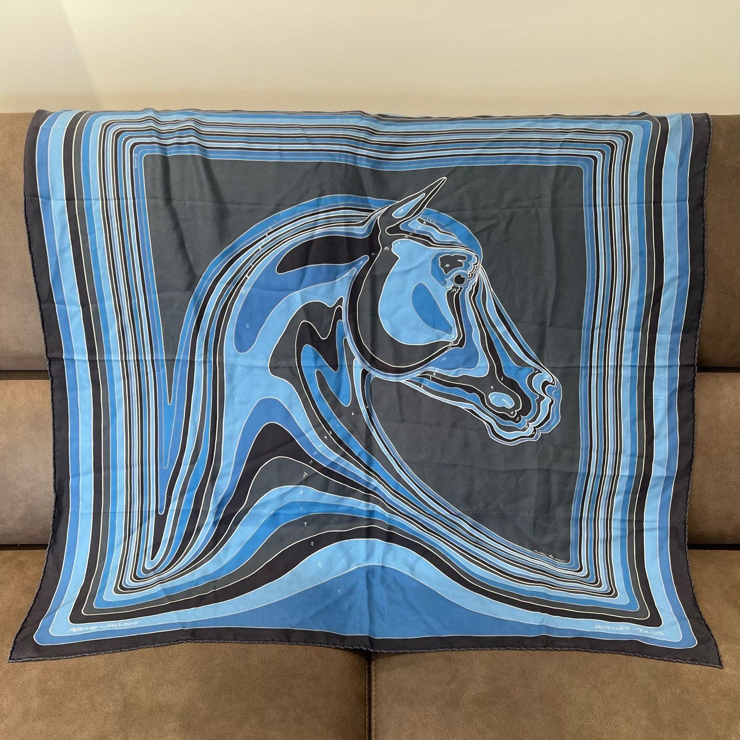 Hermes Hermes Printed Graphic Scarf one size Men Size ONE SIZE - 2 Thumbnail