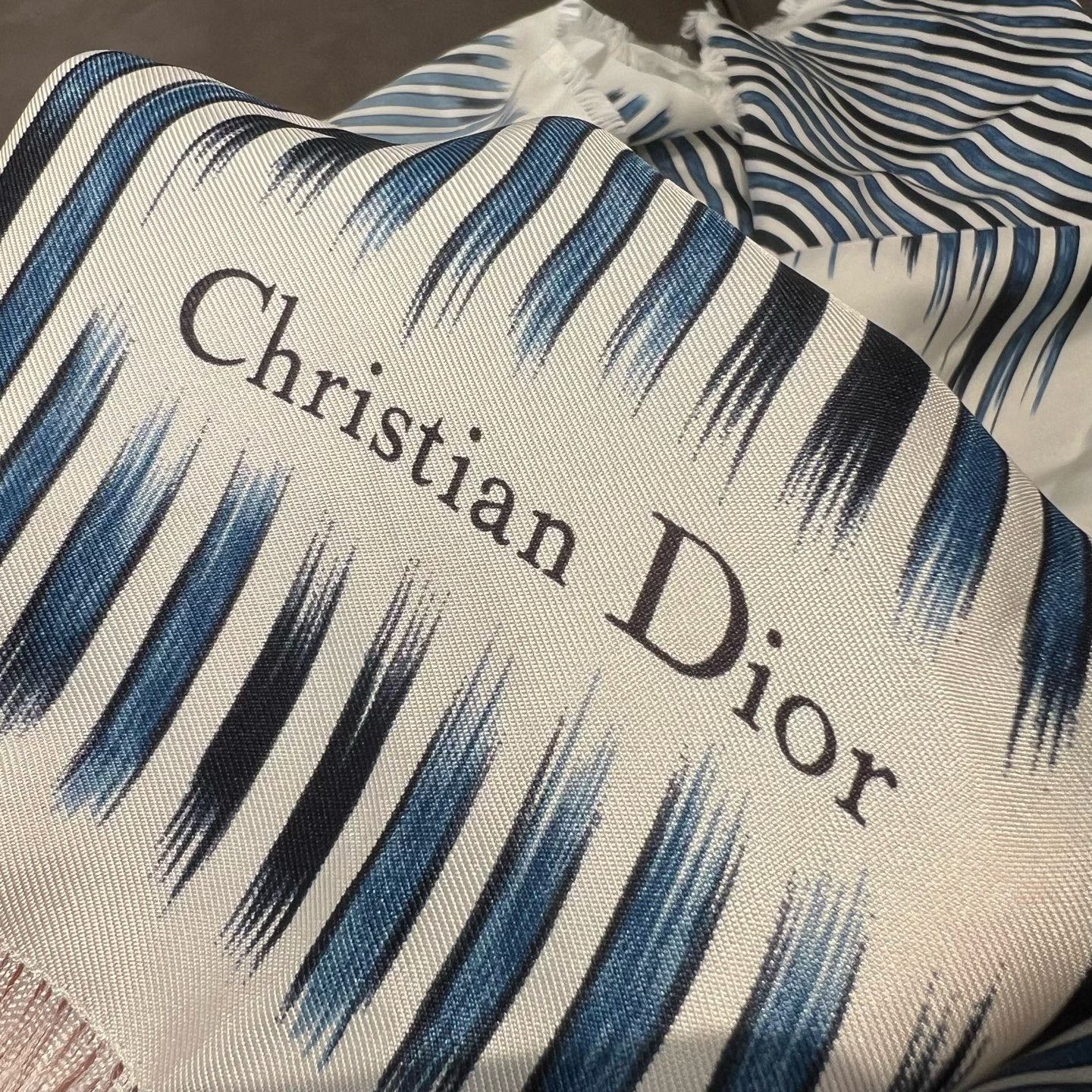 Dior Dior Printed Graphic Scarf one size Men Size ONE SIZE - 2 Thumbnail