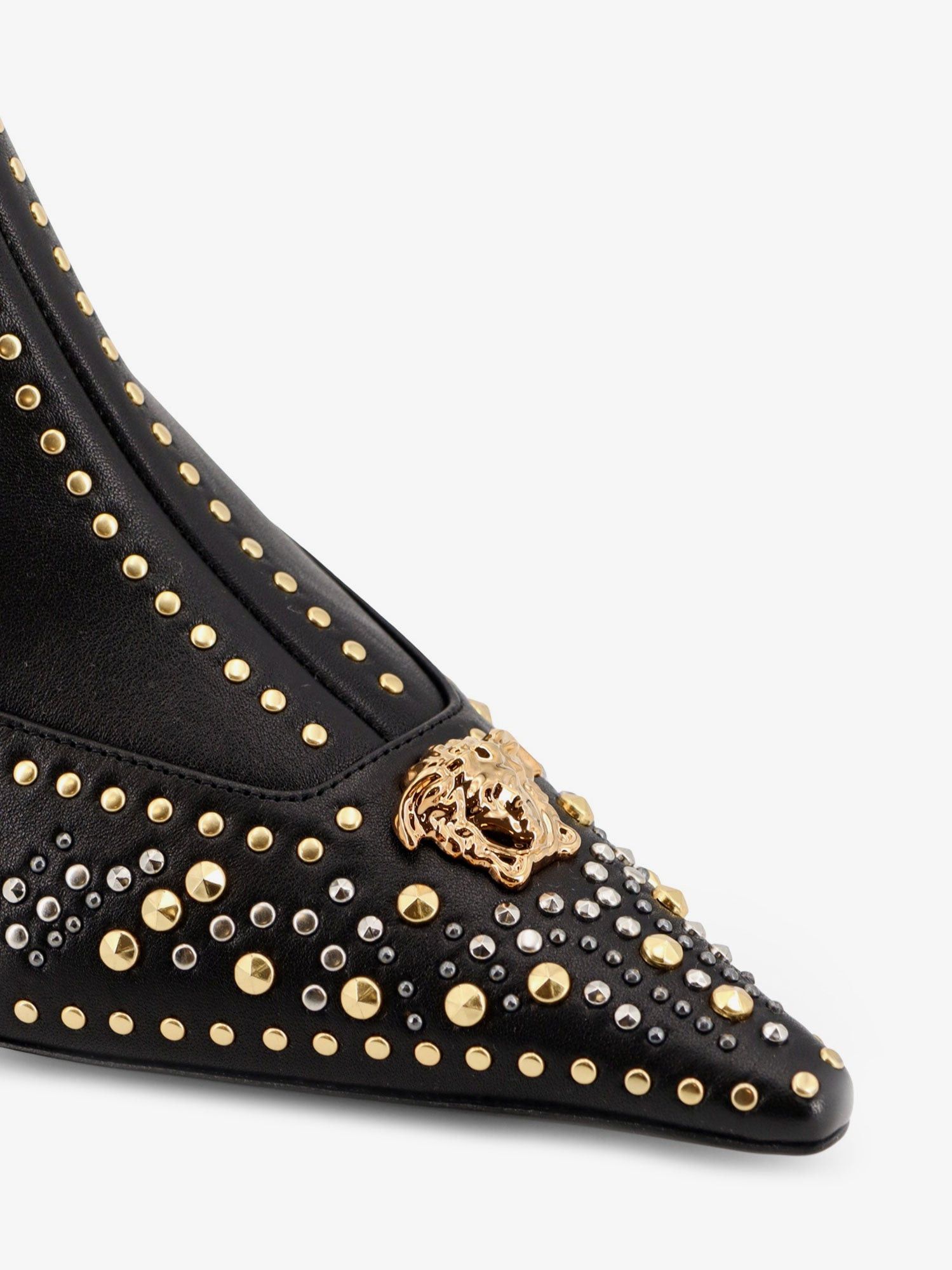 Versace Leather Ankle Boots Size US 7 / IT 37 - 4 Thumbnail