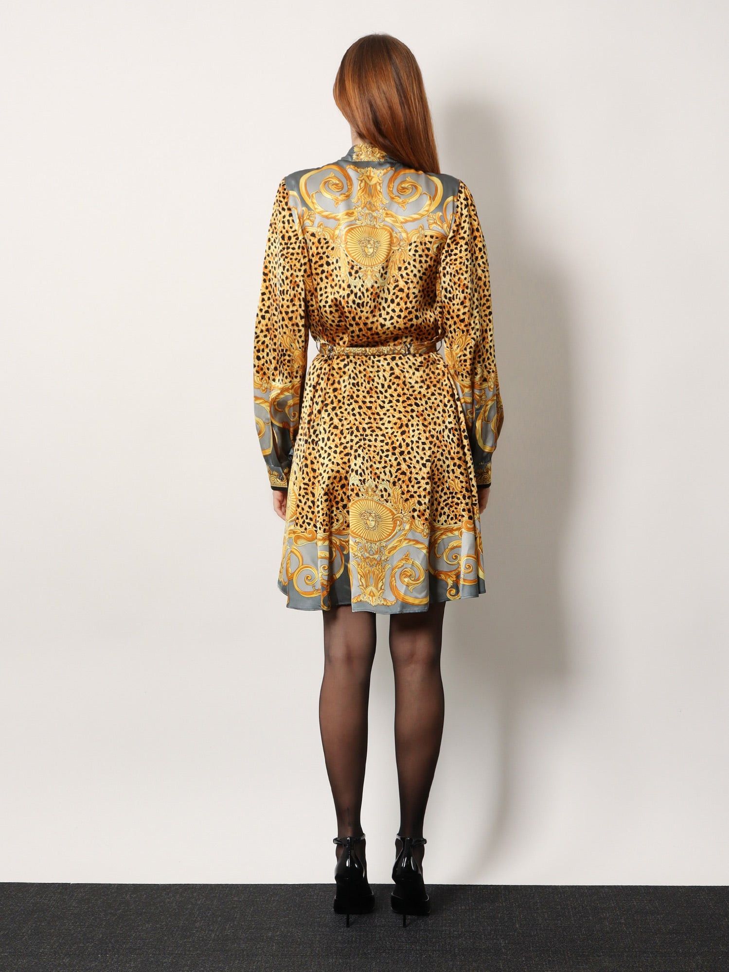 Versace Silk Chemisier/Dress Size M / US 6-8 / IT 42-44 - 5 Thumbnail