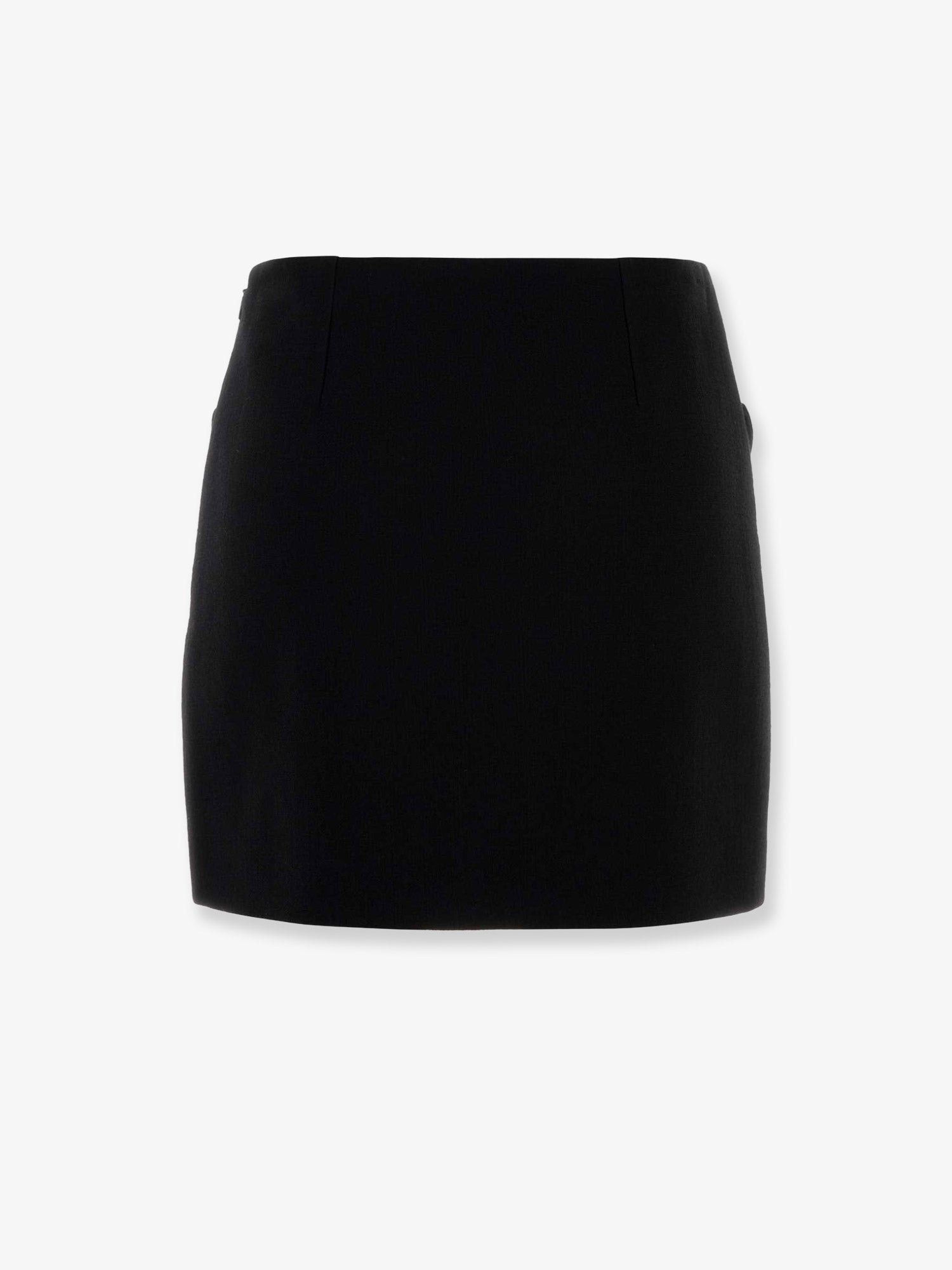 Versace Virgin Wool Mini Skirt Size 27" / US 4 / IT 40 - 2 Thumbnail