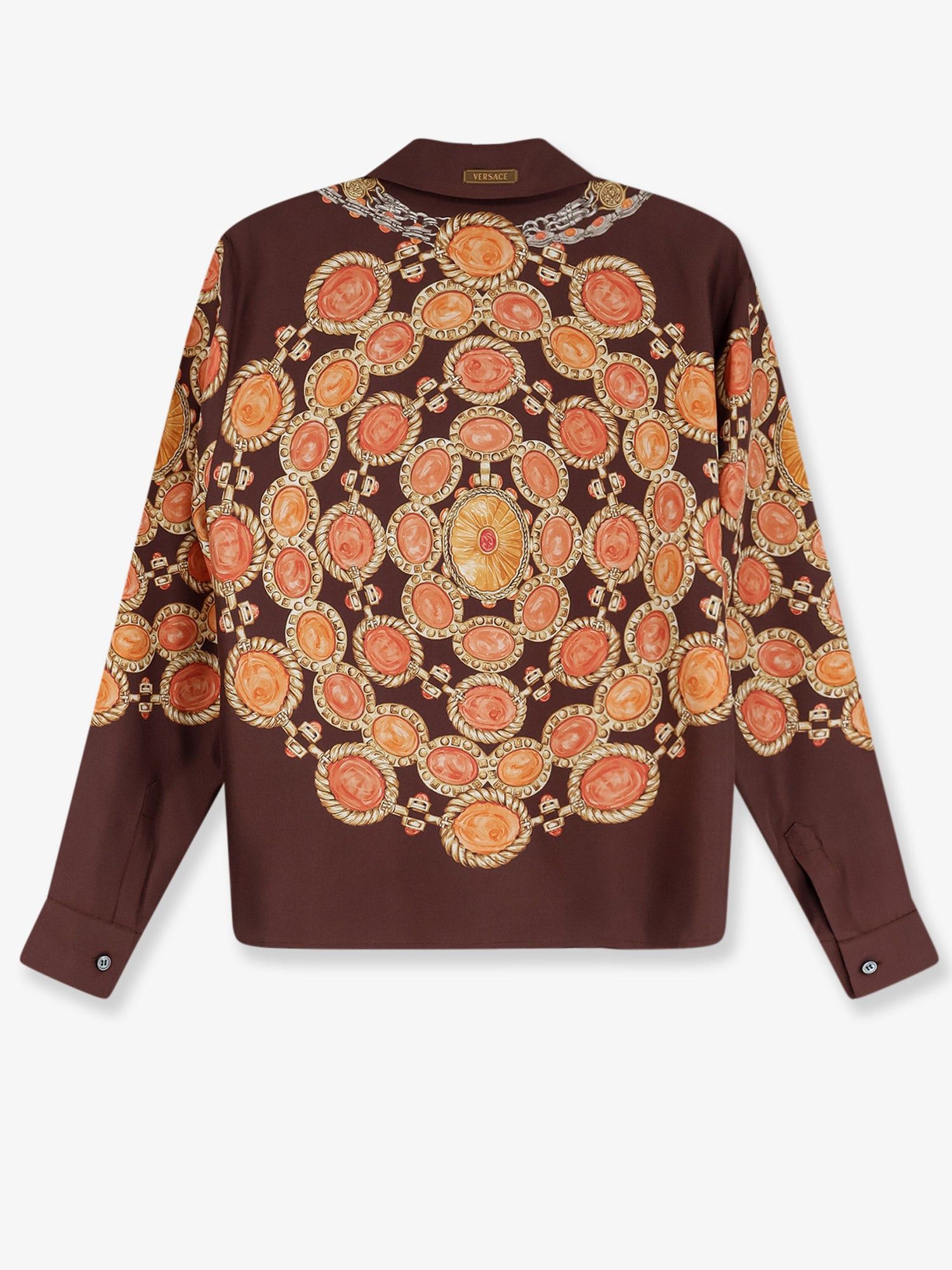Versace Informal Silk Shirt Size S / US 4 / IT 40 - 2 Thumbnail
