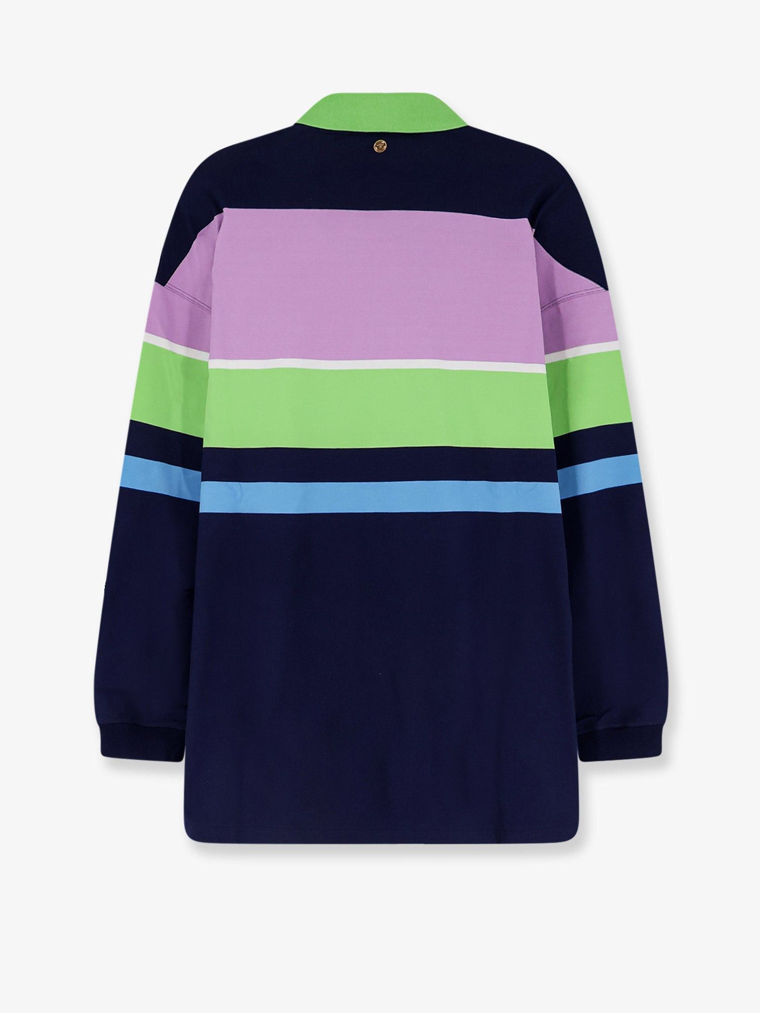 Versace Multicolor Stripes Cotton Sweatshirt Size M / US 6-8 / IT 42-44 - 2 Thumbnail