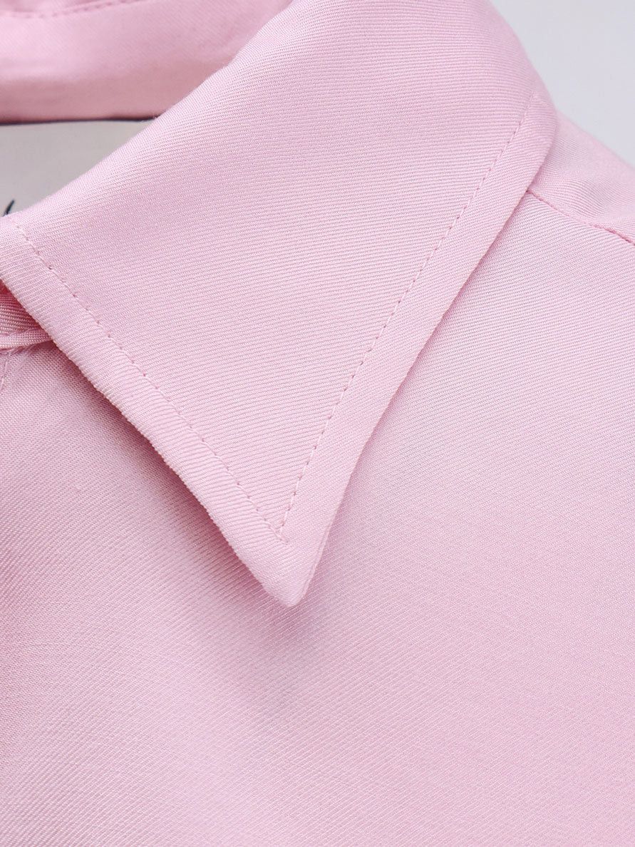 Nude Viscose Shirt Size S / US 4 / IT 40 - 3 Thumbnail