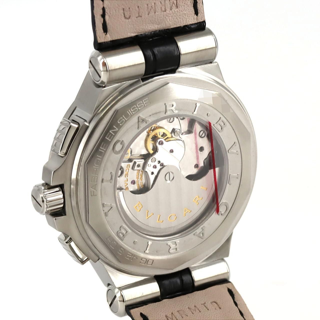 Bvlgari Bvlgari Bvlgari Diagono Calibro 303 Stainless Steel Watch Metal Automatic DG42SCH/DG42BSLDCH DUTY FREE for USA Size ONE SIZE - 3 Thumbnail