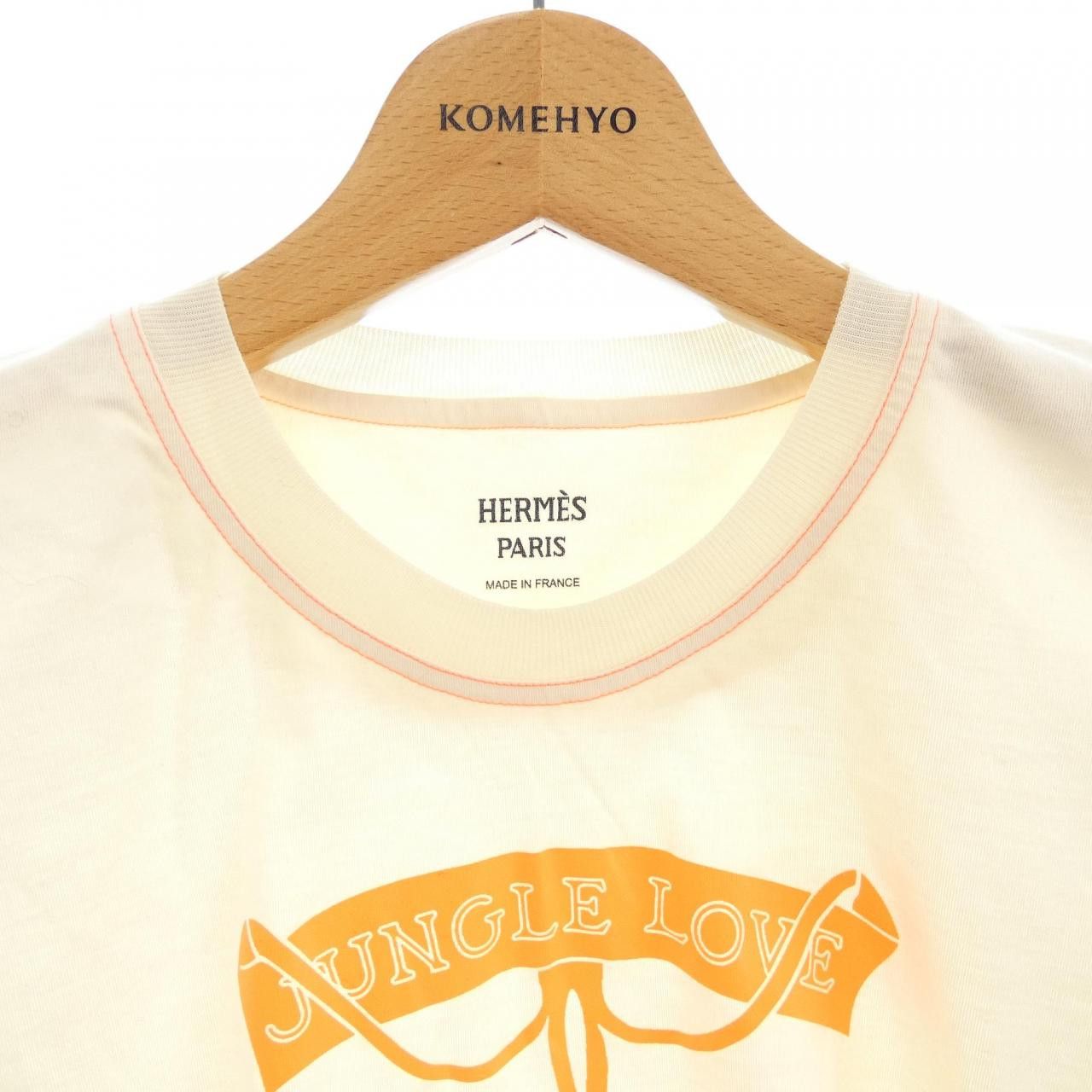 Hermes Hermes Hermes JUNGLE LOVE Cotton TShirt Textile T-Shirts DUTY FREE for USA Size ONE SIZE - 5 Thumbnail