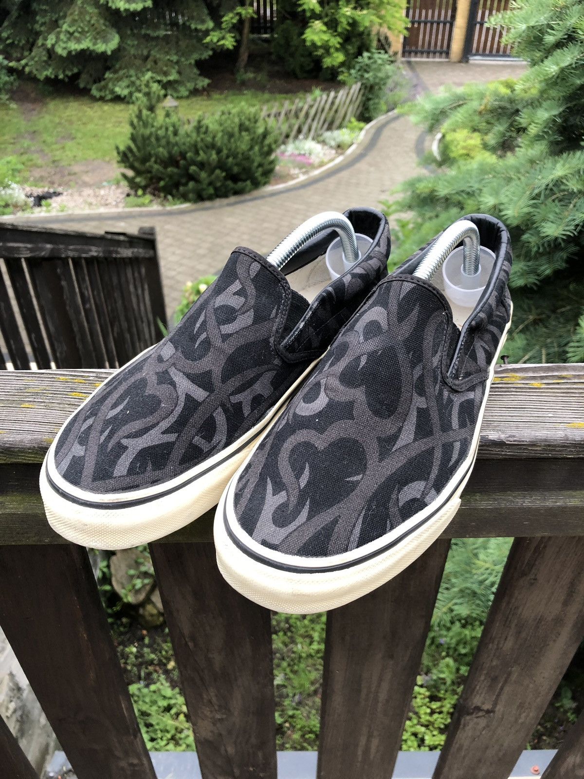 Number Nine Tribal Heart Slip-Ons