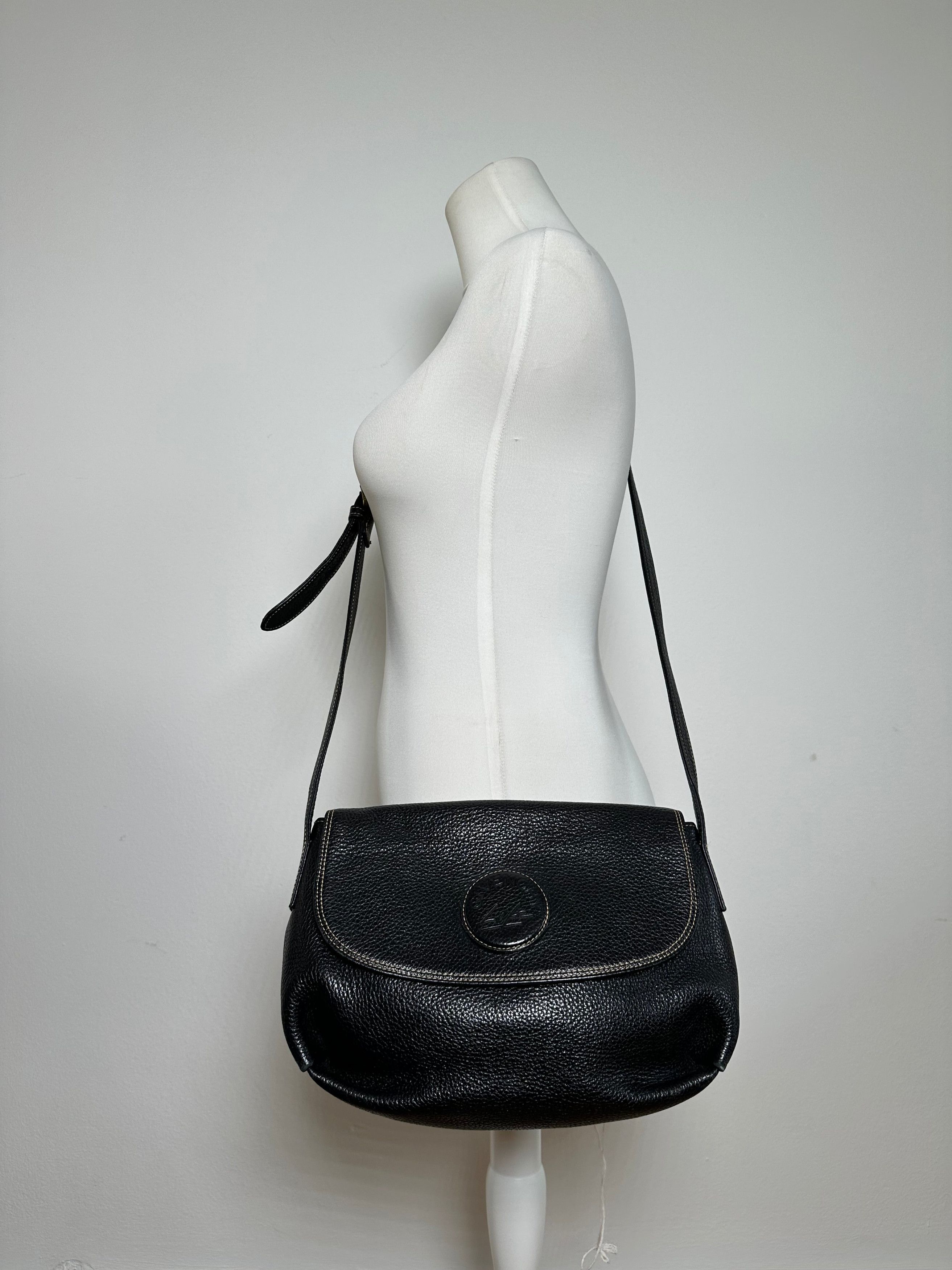 Givenchy Vintage Leather Shoulder / Crossbody Bag Black Size ONE SIZE - 6 Thumbnail