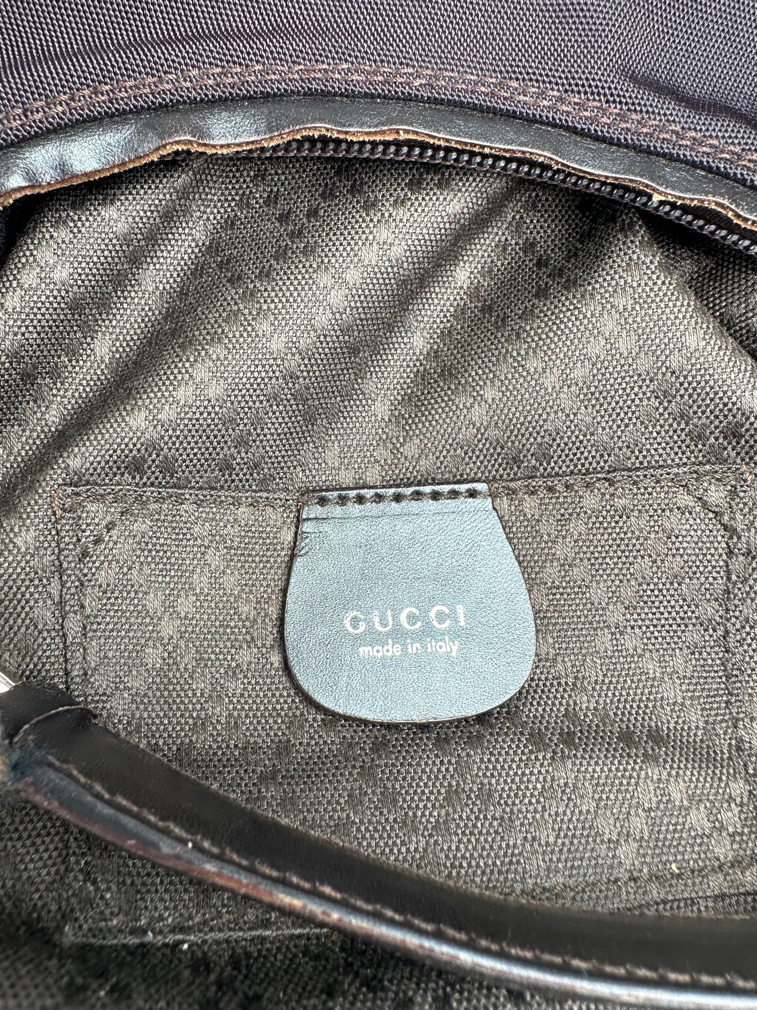 Gucci Vintage Hobo Bag Dark Brown / Black Size ONE SIZE - 5 Thumbnail