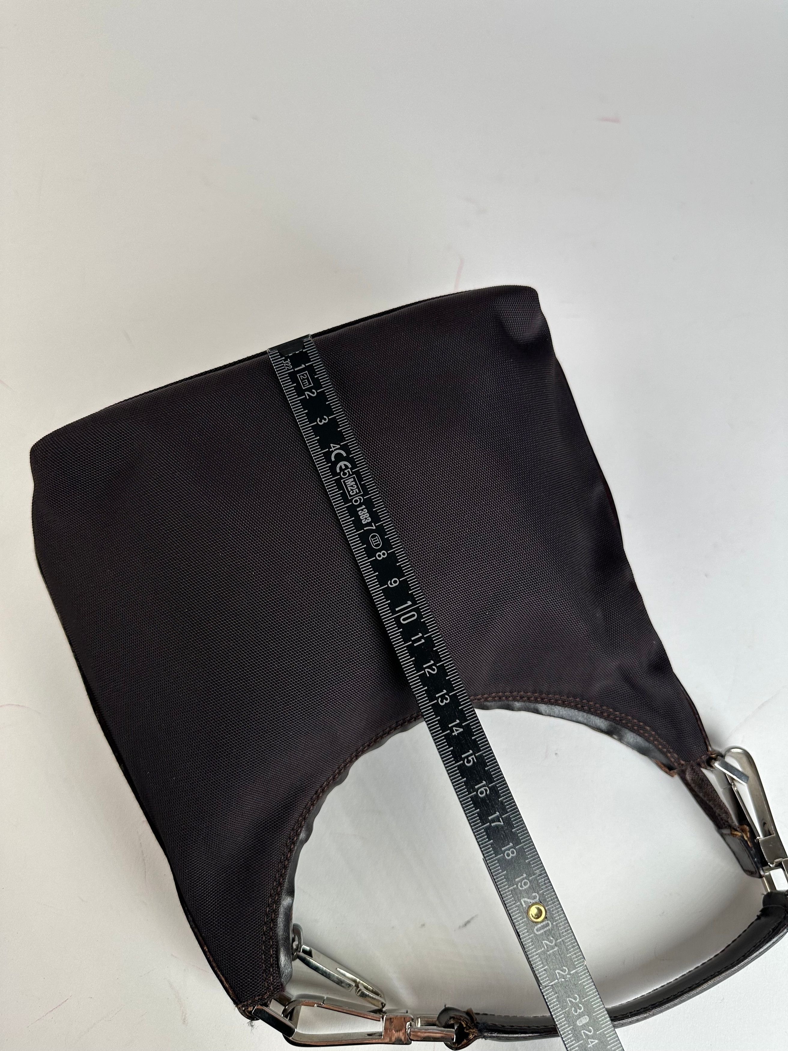 Gucci Vintage Hobo Bag Dark Brown / Black Size ONE SIZE - 12 Thumbnail
