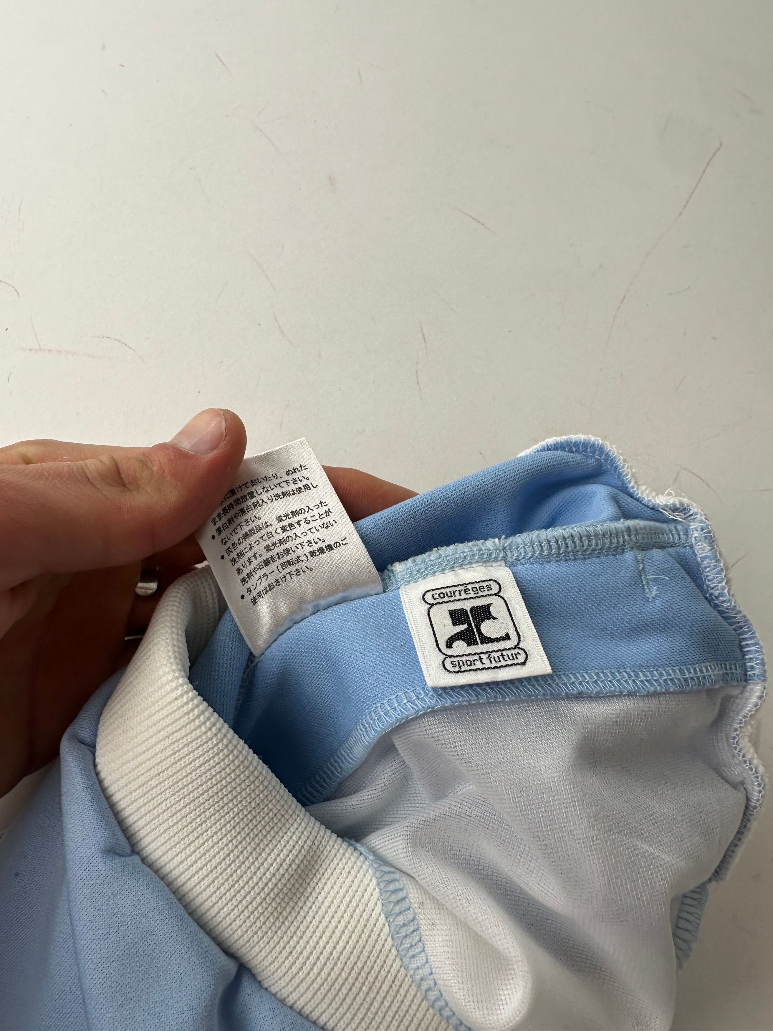 Courreges Vintage Paris Light Blue Trackpants M Size 27" / US 4 / IT 40 - 13 Thumbnail