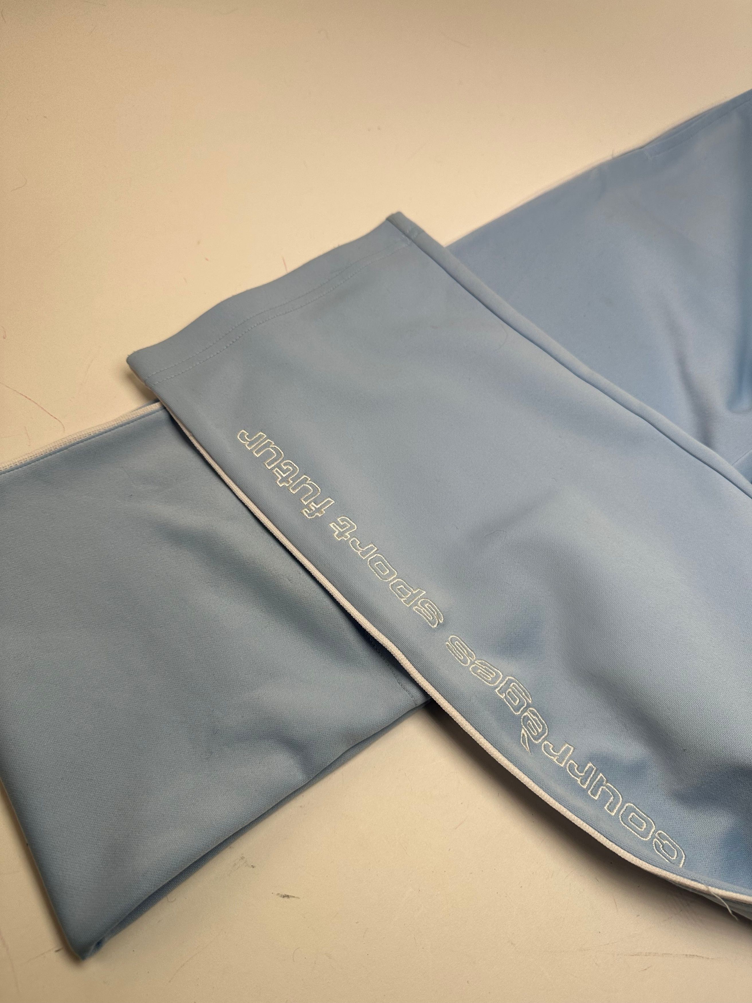Courreges Vintage Paris Light Blue Trackpants M Size 27" / US 4 / IT 40 - 4 Thumbnail