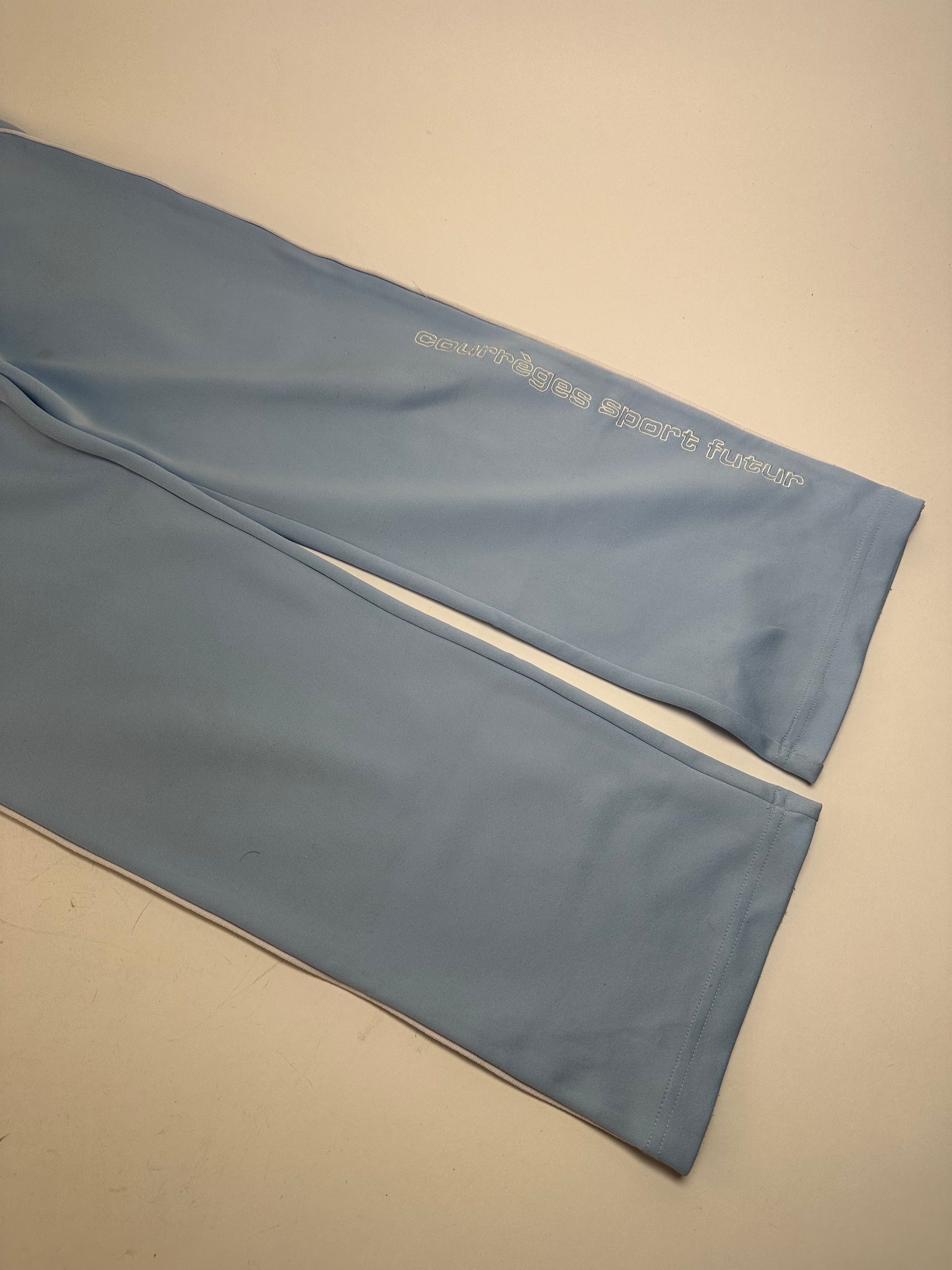 Courreges Vintage Paris Light Blue Trackpants M Size 27" / US 4 / IT 40 - 7 Thumbnail