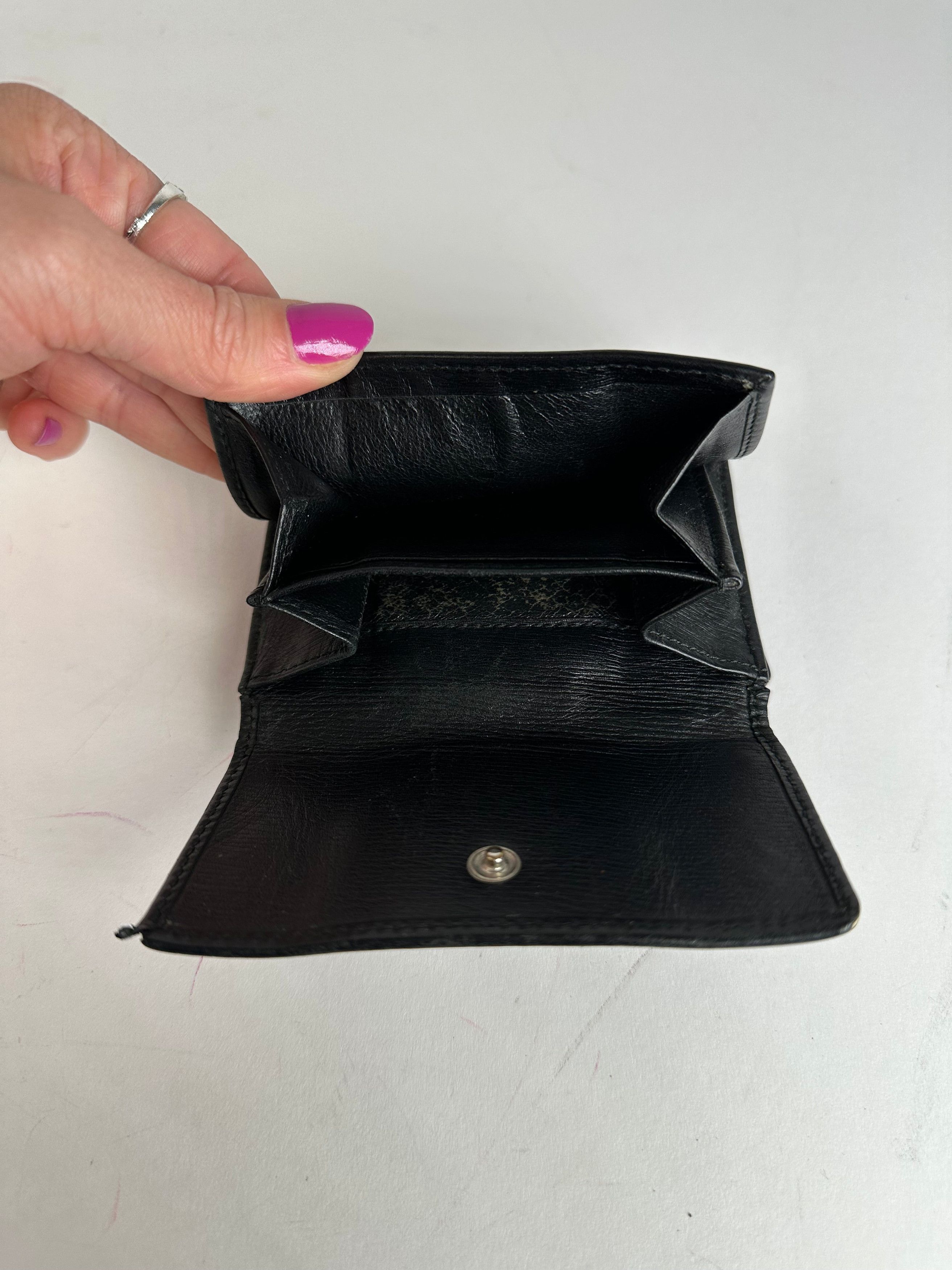 Gucci Vintage Leather Wallet Black Size ONE SIZE - 7 Thumbnail
