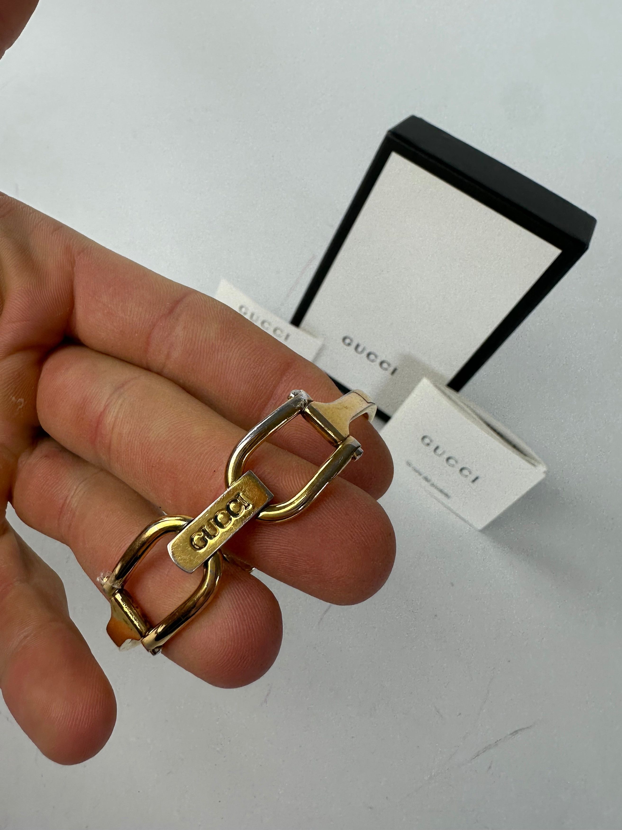 Gucci Vintage Gold Plated Horsebit Quartz Watch Golden Size ONE SIZE - 3 Thumbnail
