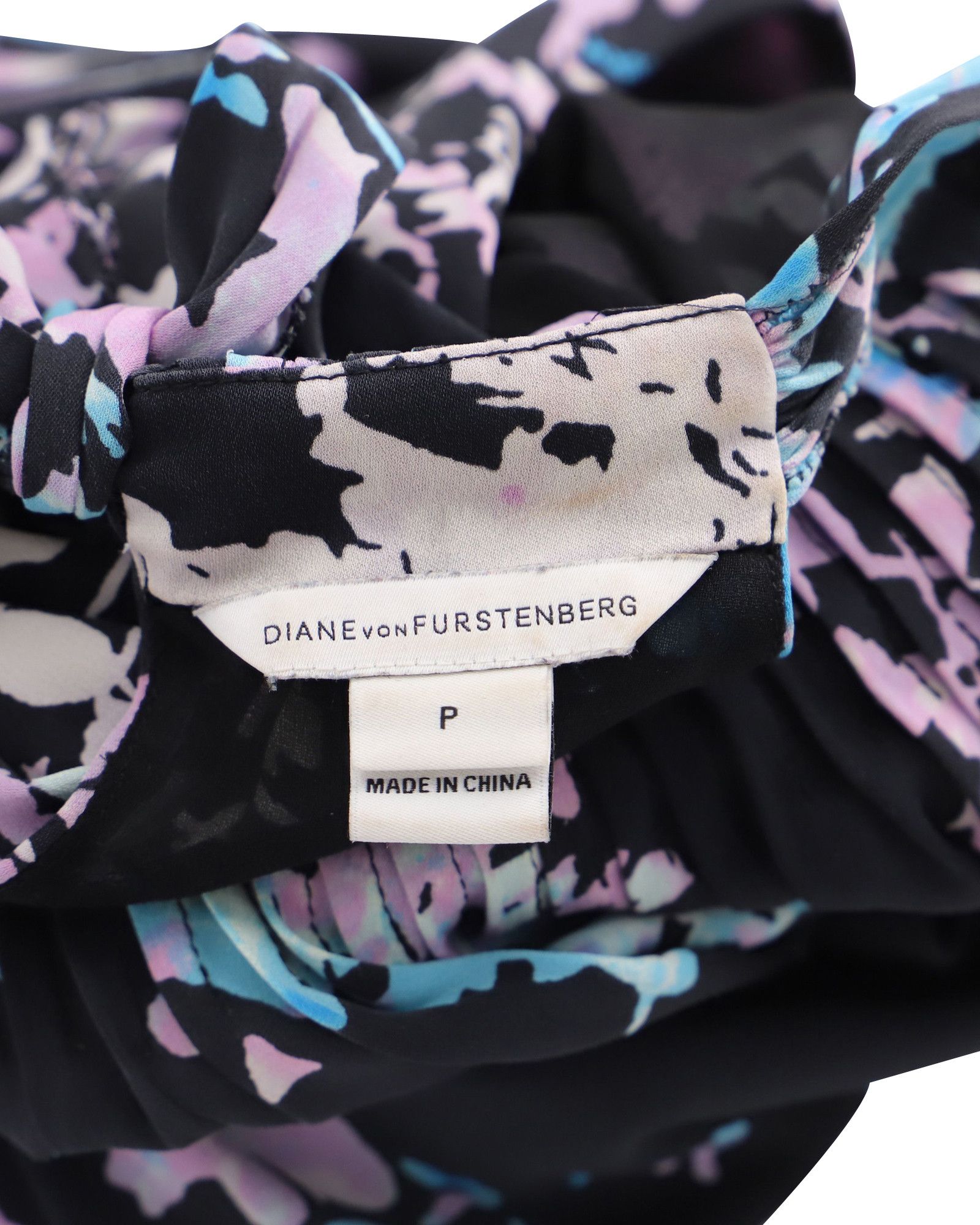 Diane von Furstenberg Diane Von Furstenberg Lexi Floral Daze Top in Multicolor Pol Size XS / US 0-2 / IT 36-38 - 4 Thumbnail