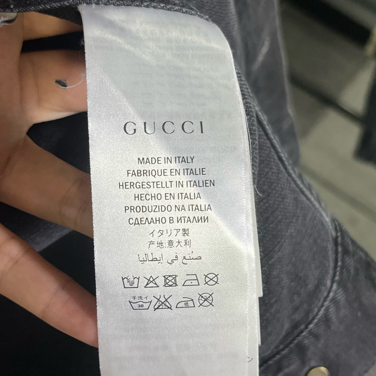 Gucci Gucci Denim Black Light Jacket m Men Size US M / EU 48-50 / 2 - 4 Thumbnail