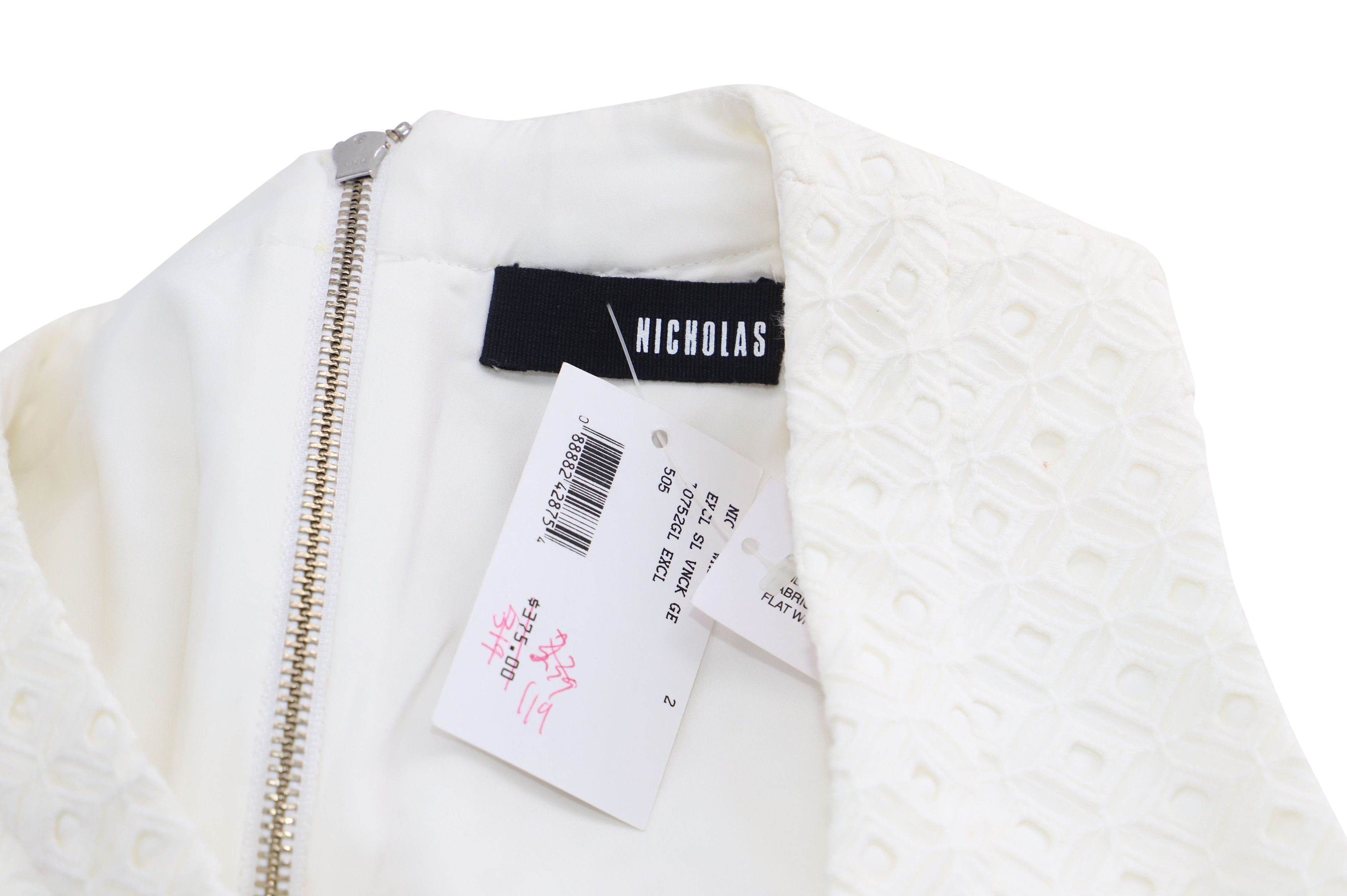 NICHOLAS Nicholas Peplum Top in White Cotton Size XS / US 0-2 / IT 36-38 - 3 Thumbnail