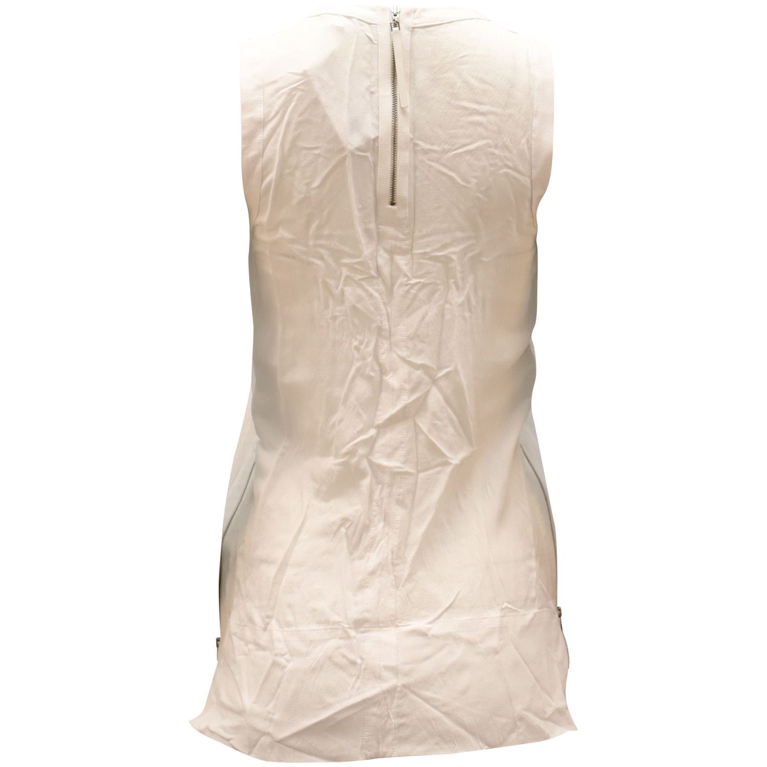 Helmut Lang Helmut Lang Tank Top in White Rayon Size XS / US 0-2 / IT 36-38 - 2 Thumbnail