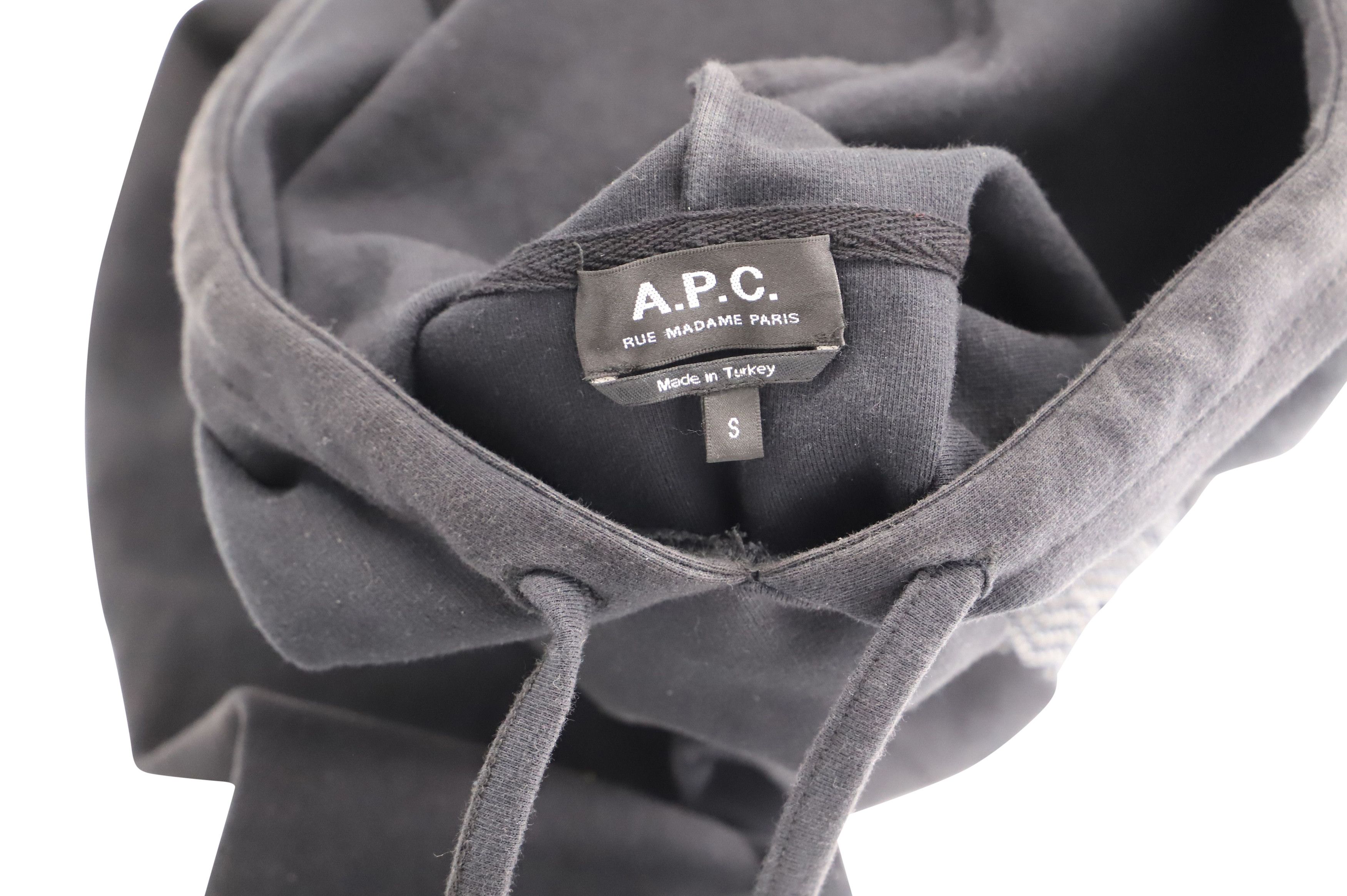 A.P.C. A.P.C Laguna Hoodie in Grey Cotton Size US XS / EU 42 / 0 - 4 Thumbnail
