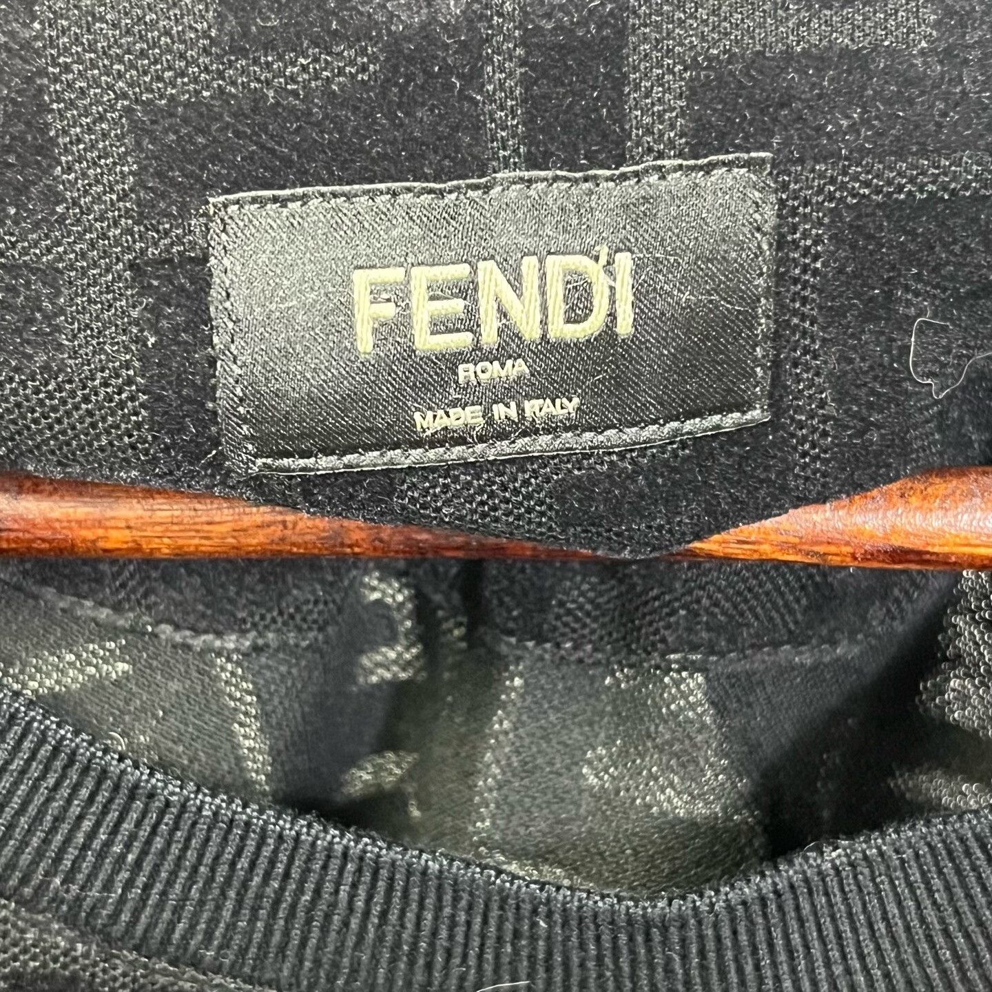 Fendi Fendi Black T-Shirt l Men Size US L / EU 52-54 / 3 - 3 Thumbnail