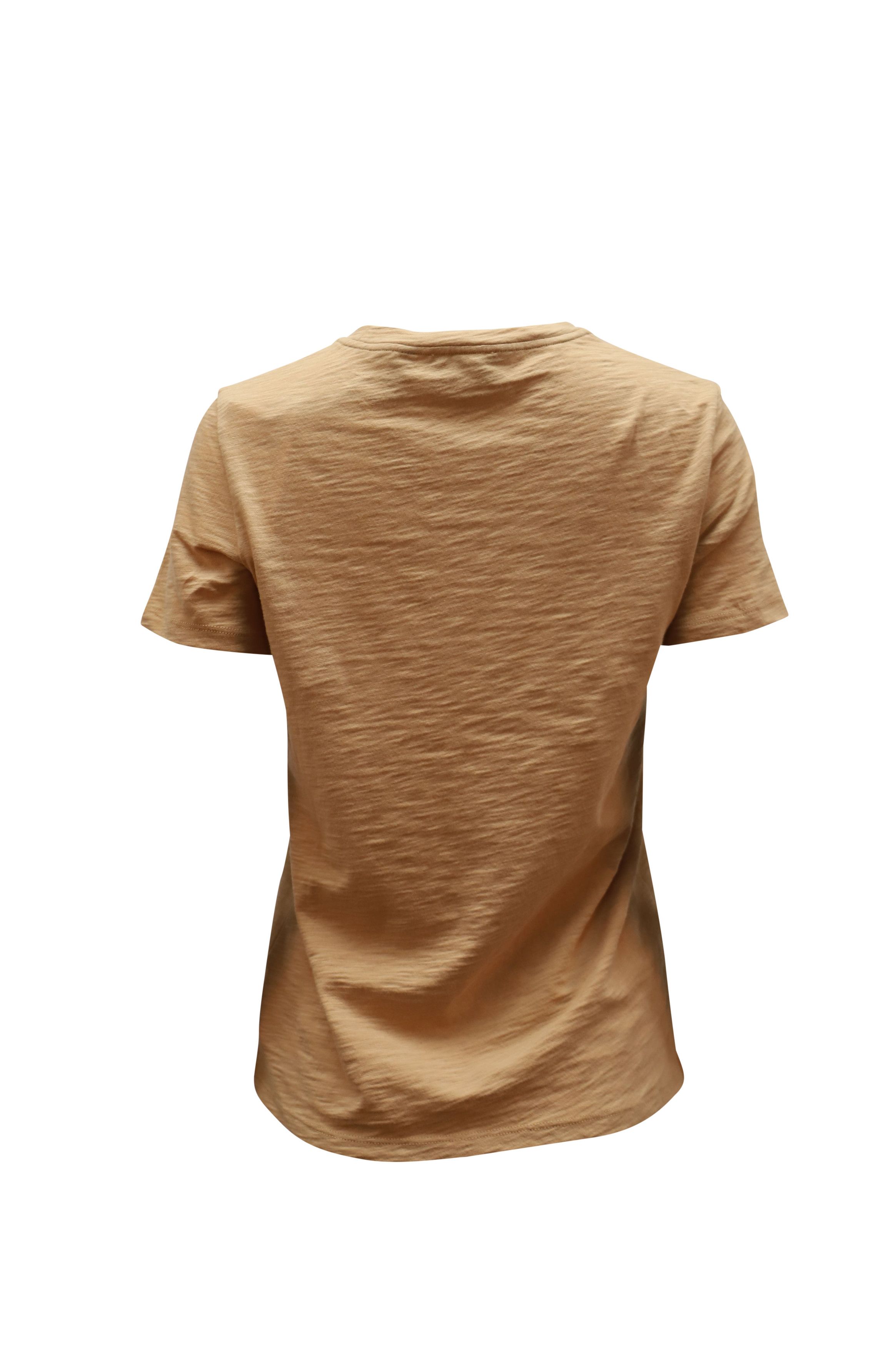 Theory Theory Fitted Tee in Beige Cotton Size XS / US 0-2 / IT 36-38 - 2 Thumbnail