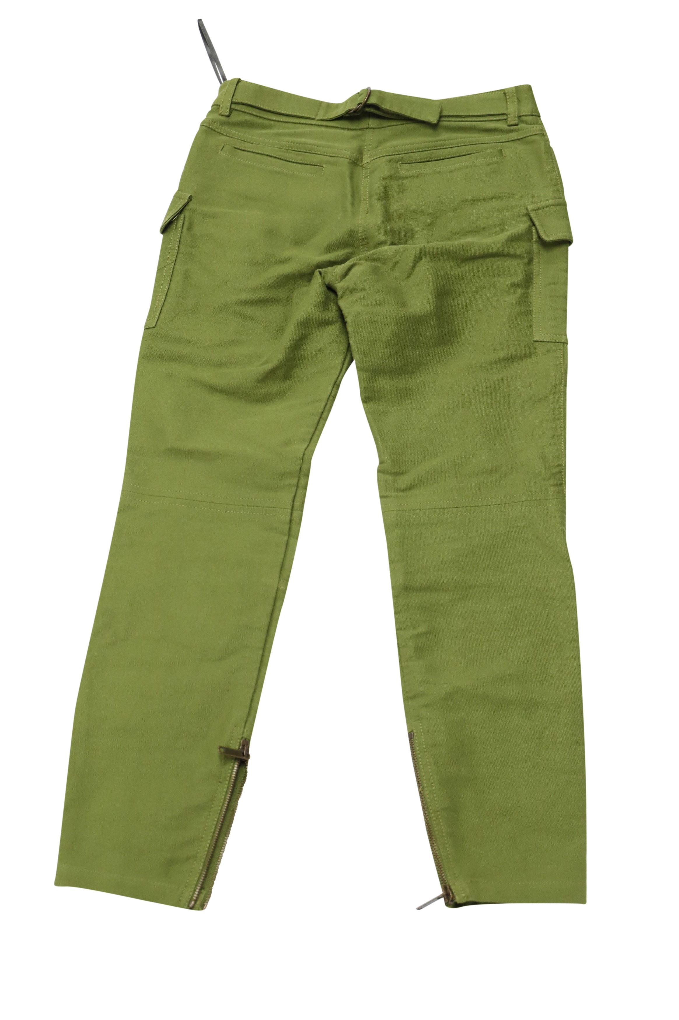 Derek Lam 10 Crosby Derek Lam Cargo Pants in Olive Cotton Size 24" / US 00 / IT 34 - 2 Thumbnail