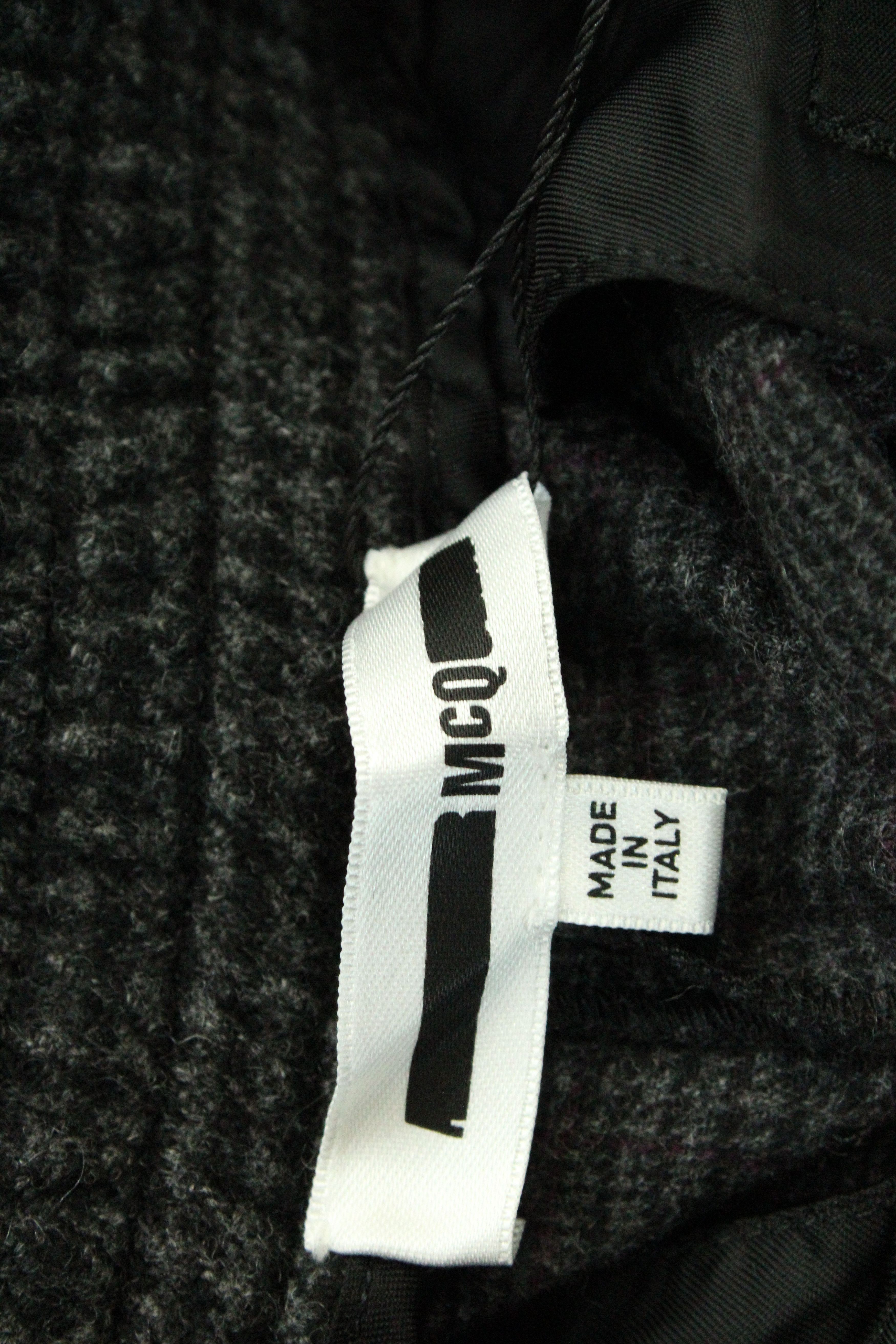 McQ Alexander McQueen McQ by Alexander McQueen Culottes in Grey Wool Size 26" / US 2 / IT 38 - 3 Thumbnail