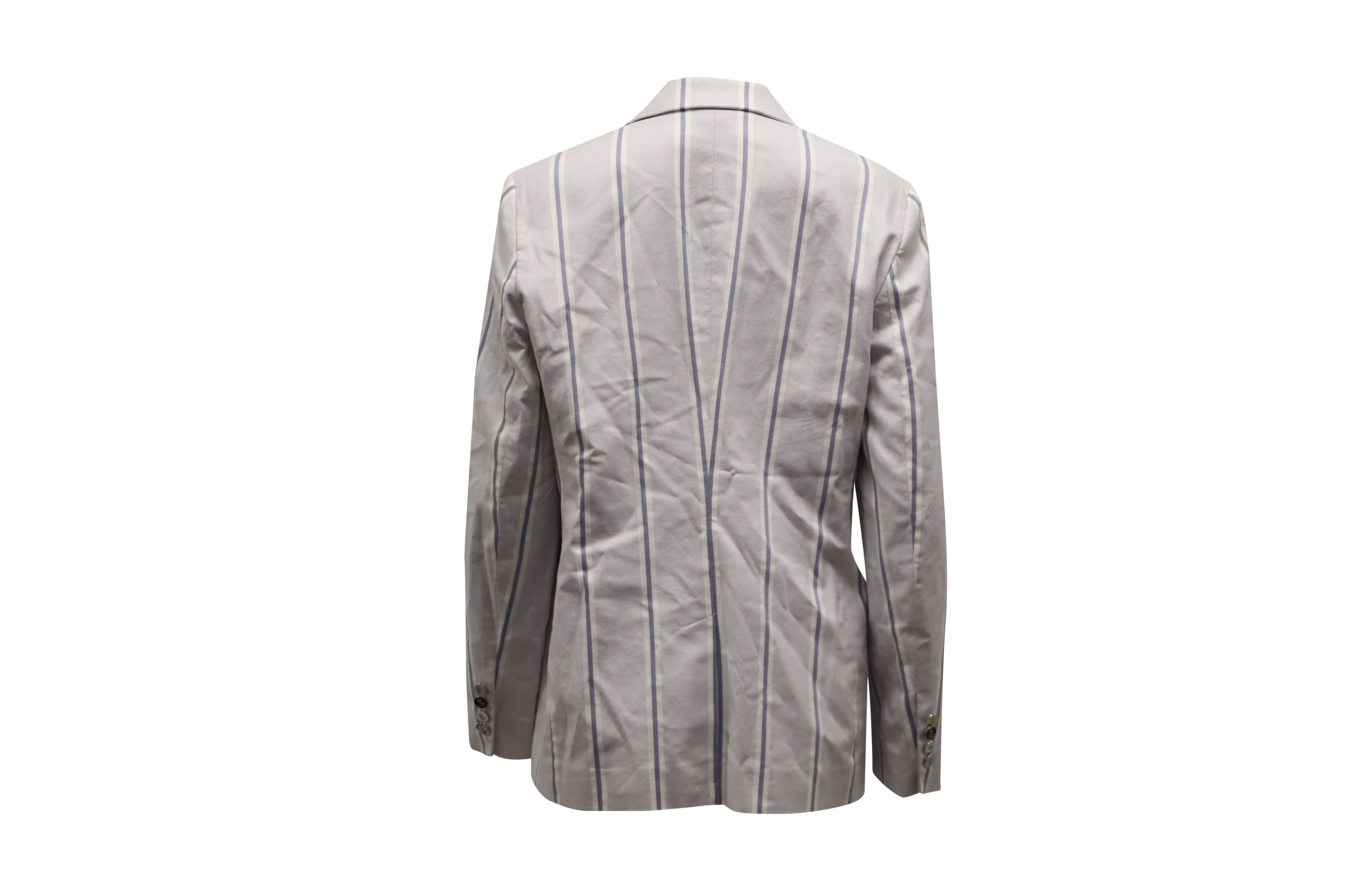 Lauren Ralph Lauren Lauren Ralph Lauren Striped Blazer in Pastel Purple Polyeste Size S / US 4 / IT 40 - 2 Thumbnail