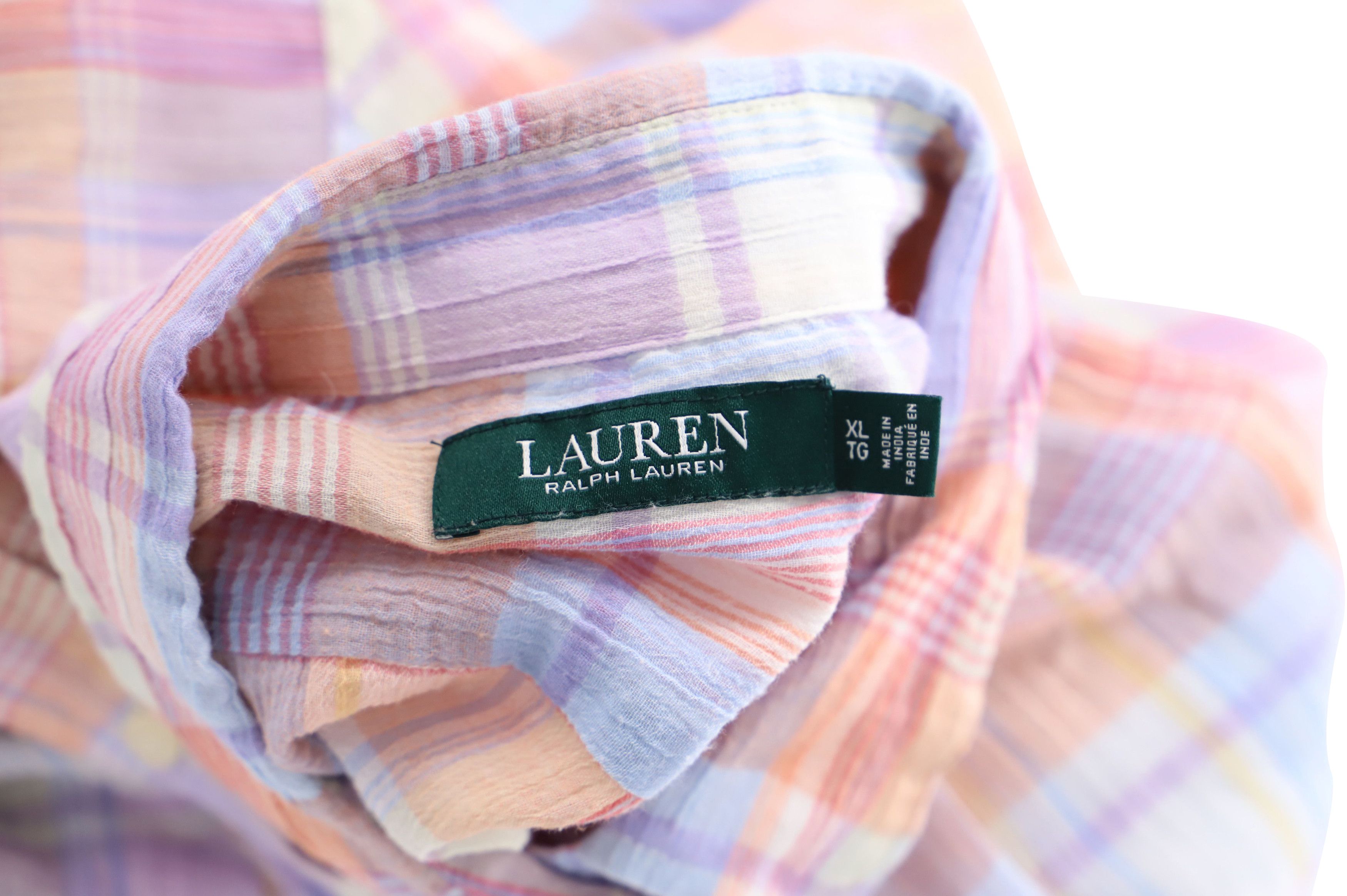 Lauren Ralph Lauren Lauren Ralph Lauren Plaid Shirt in Multicolor Cotton Size M / US 6-8 / IT 42-44 - 4 Thumbnail