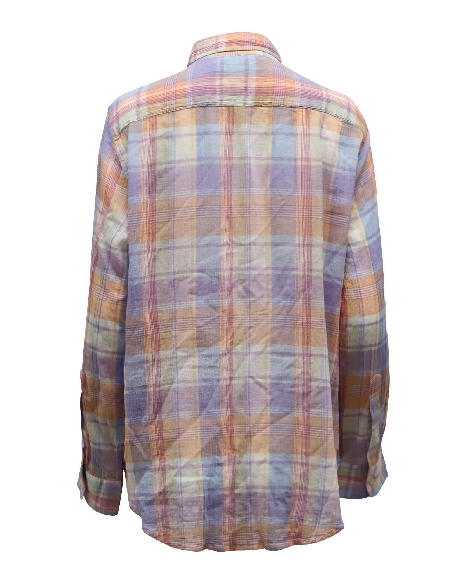 Lauren Ralph Lauren Lauren Ralph Lauren Plaid Shirt in Multicolor Cotton Size M / US 6-8 / IT 42-44 - 2 Thumbnail