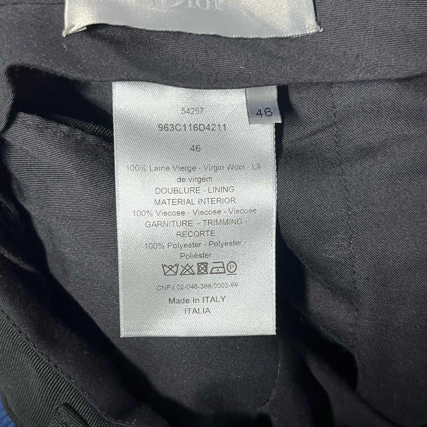 Dior Dior Formal Trousers 40r Men Size 40R - 4 Thumbnail