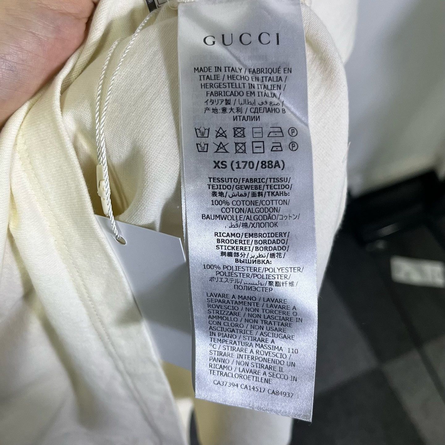 Gucci Gucci Embroidered T-Shirt xs Men Size US XS / EU 42 / 0 - 4 Thumbnail