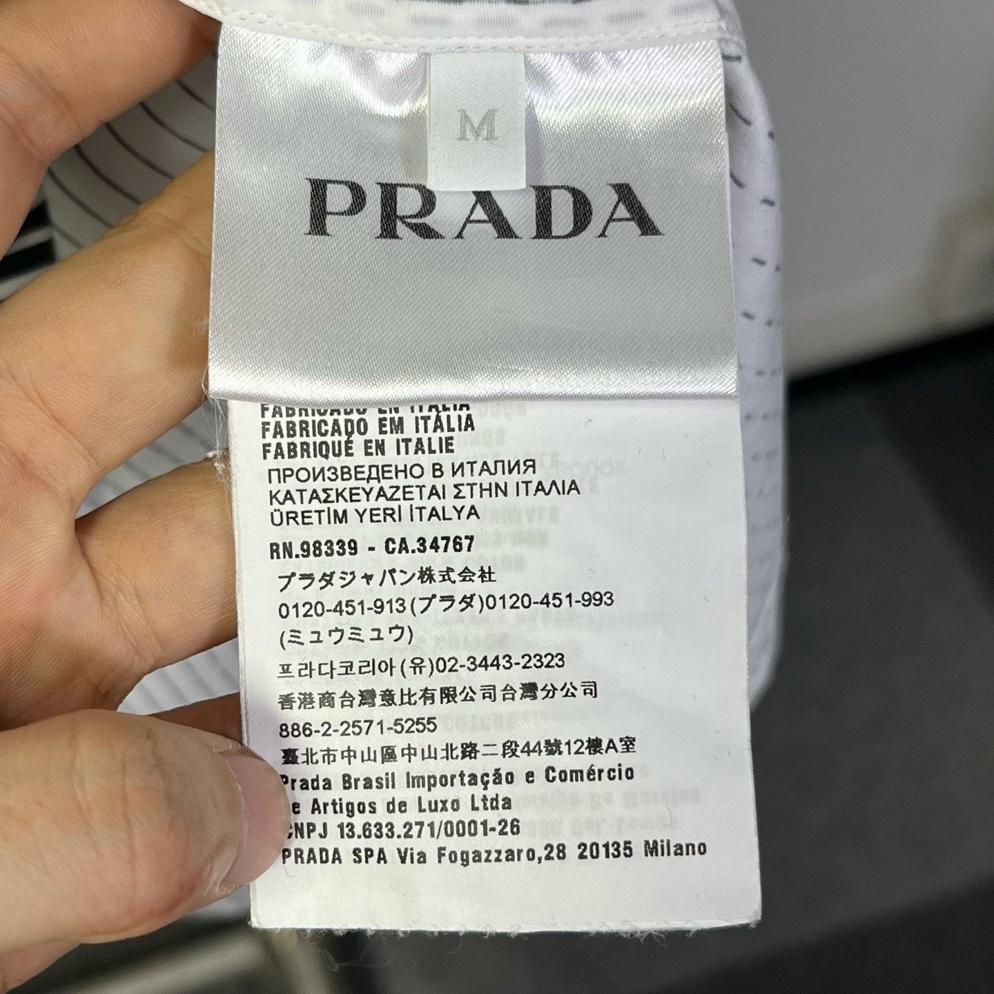 Prada Prada Striped Shirt m Men Size US M / EU 48-50 / 2 - 4 Thumbnail