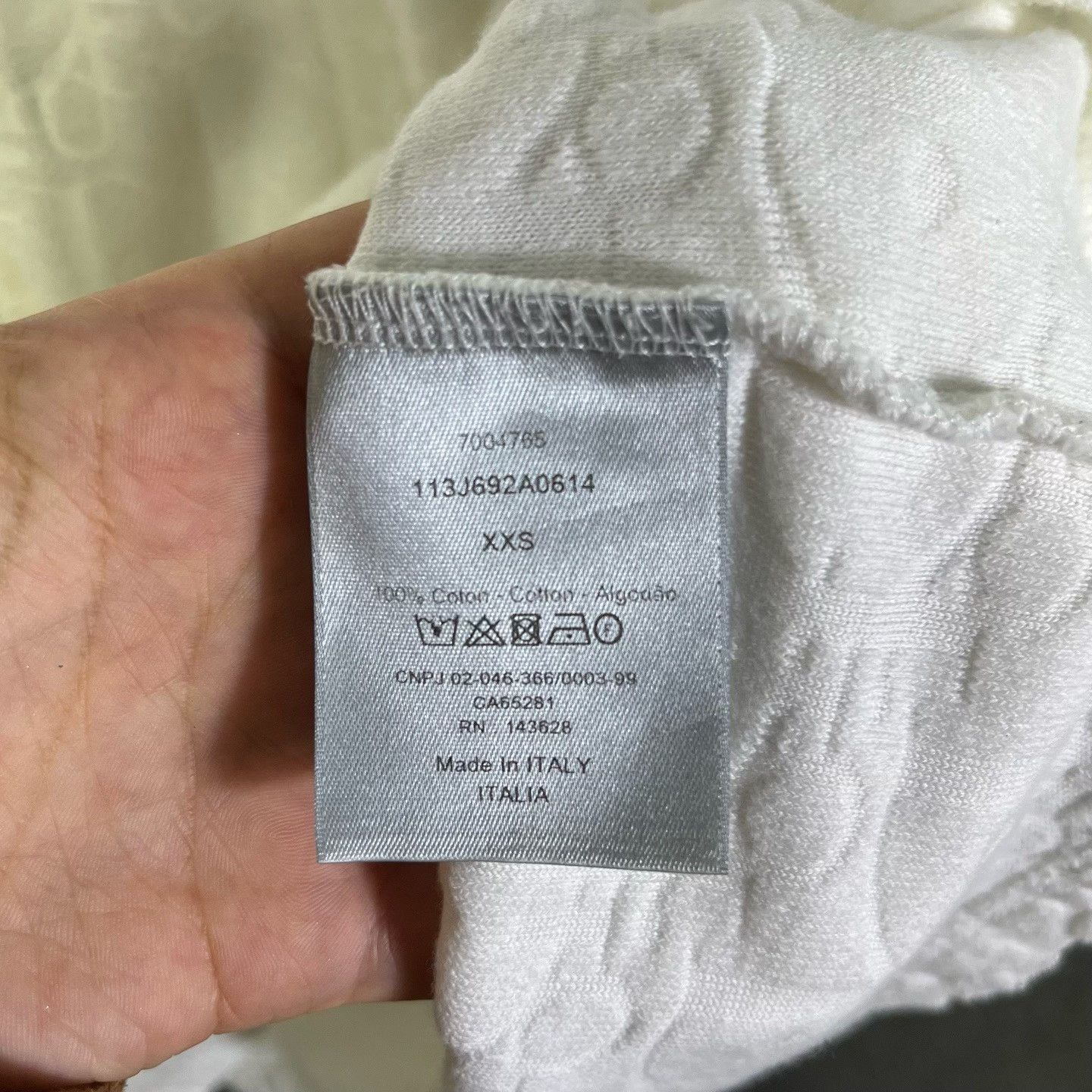Dior Dior White T-Shirt XS Women Size XS / US 0-2 / IT 36-38 - 4 Thumbnail