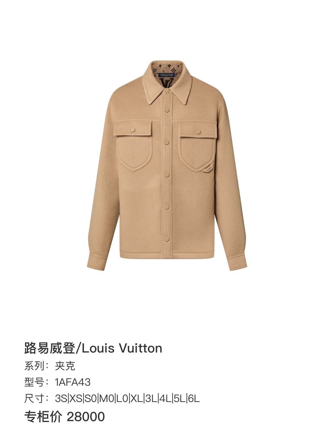 Louis Vuitton Louis Vuitton Wool Light Jacket xl Men Size US XL / EU 56 / 4 - 7 Thumbnail