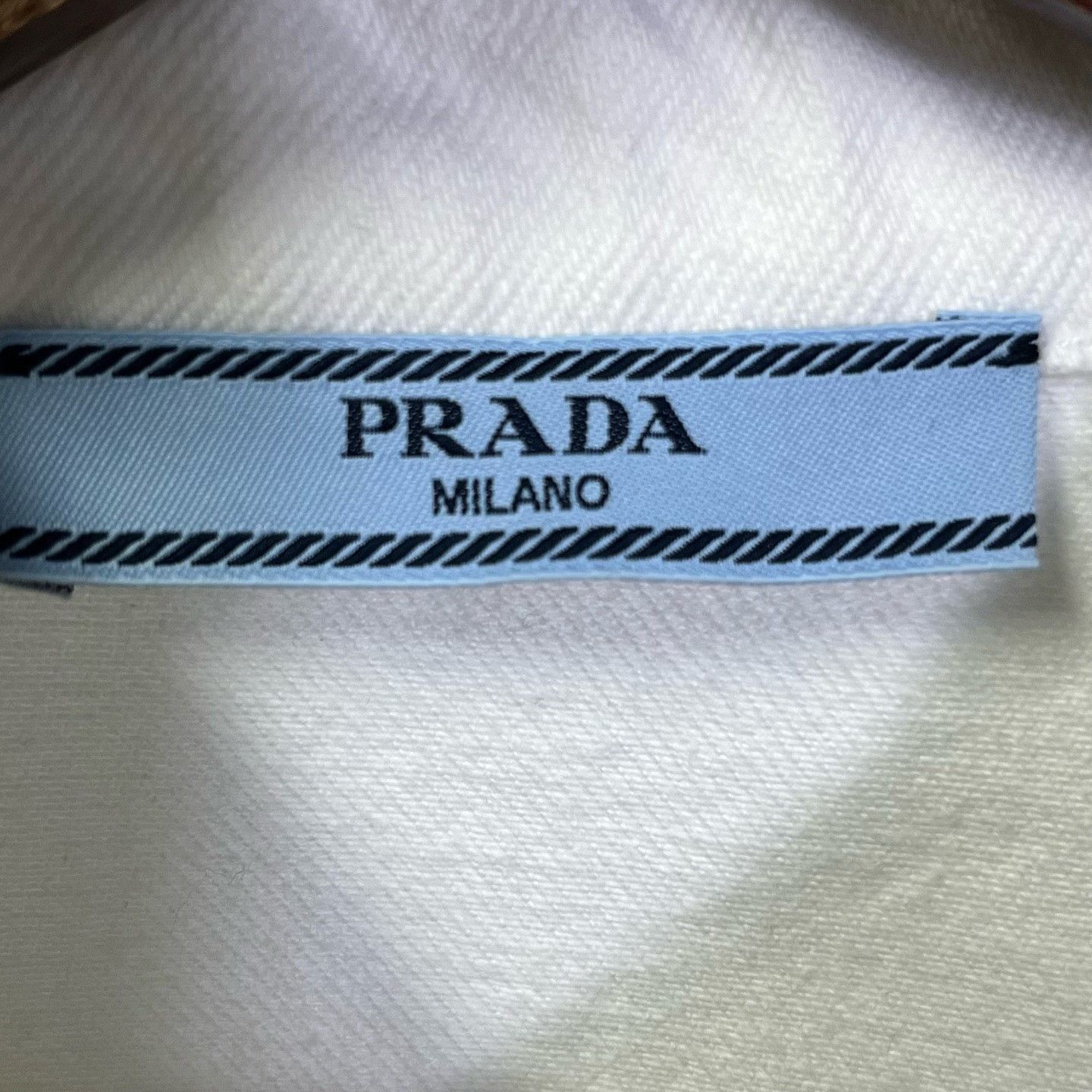 Prada Prada Denim White Shirt xl Men Size US XL / EU 56 / 4 - 3 Thumbnail