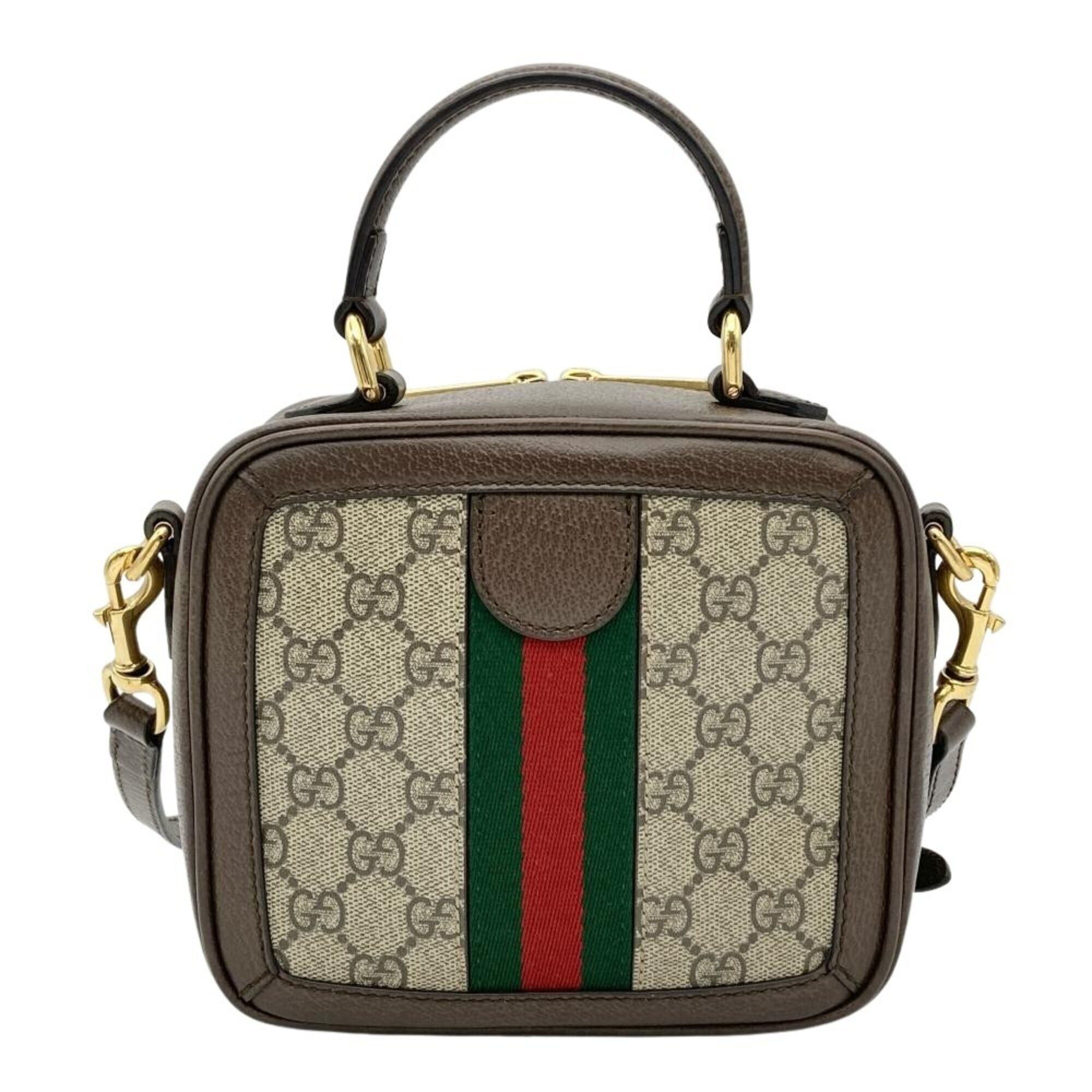 Gucci Gucci Ophidia 2-Way Handbag, GG Supreme Canvas, 772157, Beige, Shoulder Bag, Women's Size ONE SIZE - 3 Thumbnail