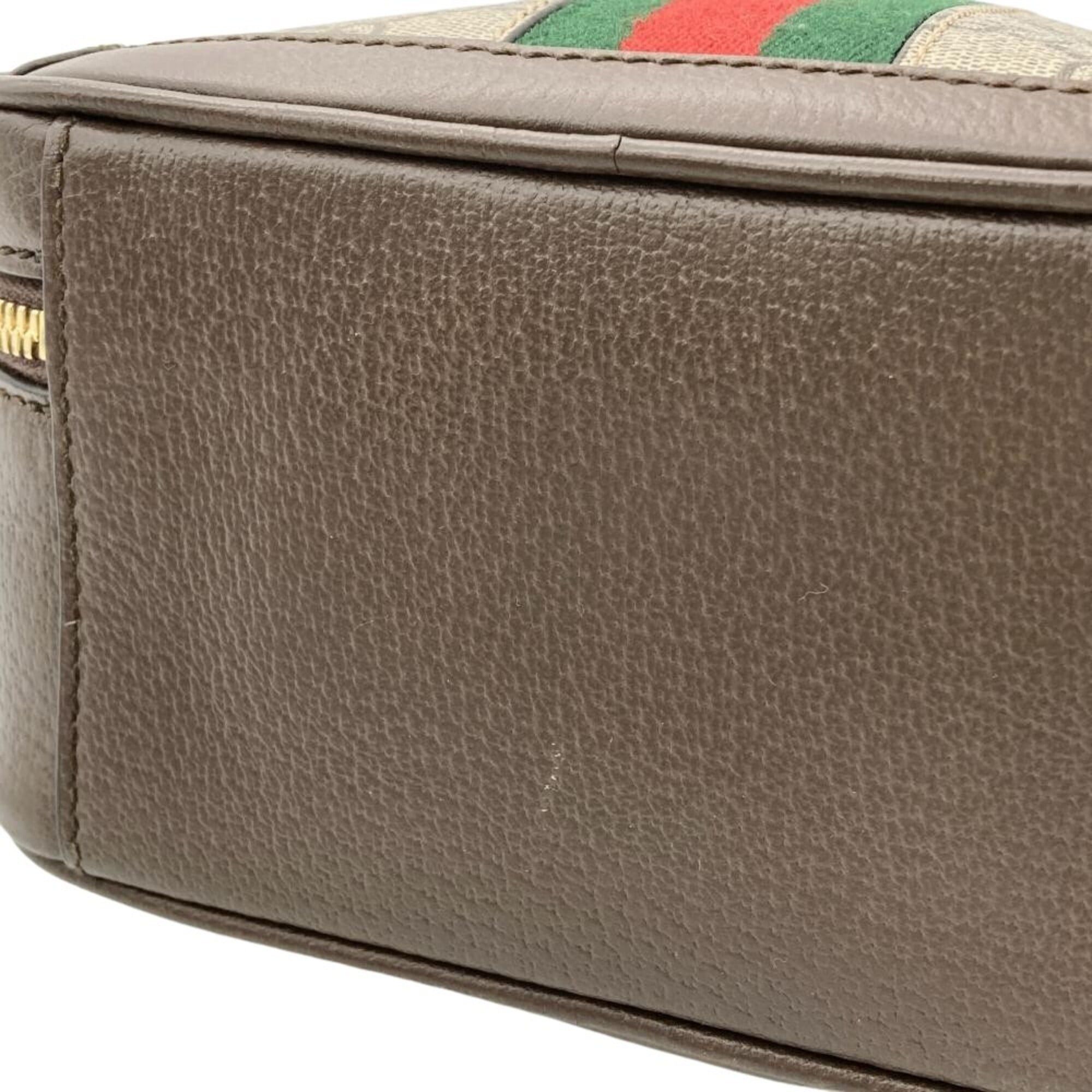 Gucci Gucci Ophidia 2-Way Handbag, GG Supreme Canvas, 772157, Beige, Shoulder Bag, Women's Size ONE SIZE - 7 Thumbnail