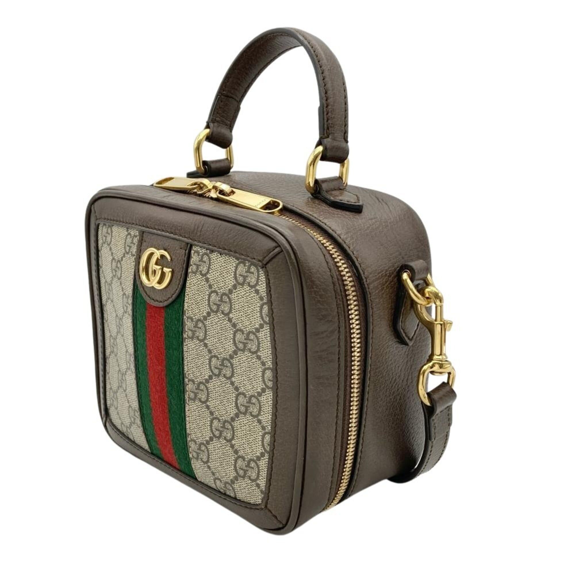 Gucci Gucci Ophidia 2-Way Handbag, GG Supreme Canvas, 772157, Beige, Shoulder Bag, Women's Size ONE SIZE - 2 Thumbnail