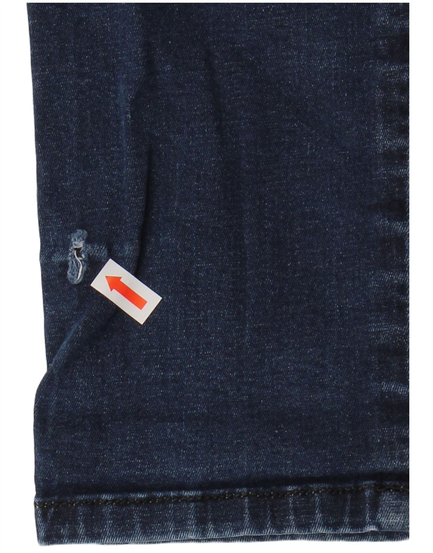 Diesel Womens Skinzee-high High Waist Super Slim Skinny Jeans W28 L Size 24" / US 00 / IT 34 - 4 Thumbnail
