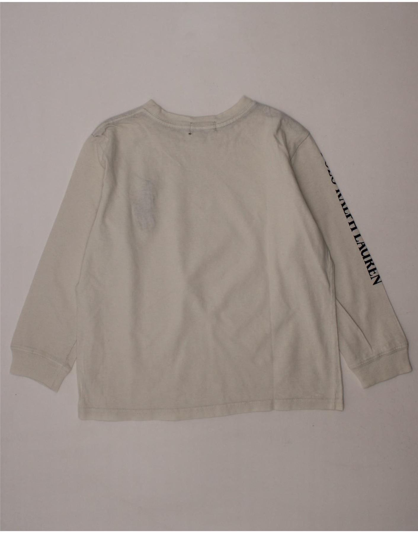 Polo Ralph Lauren Boys Graphic Top Long Sleeve 7-8 Years White Size M / US 6-8 / IT 42-44 - 2 Thumbnail