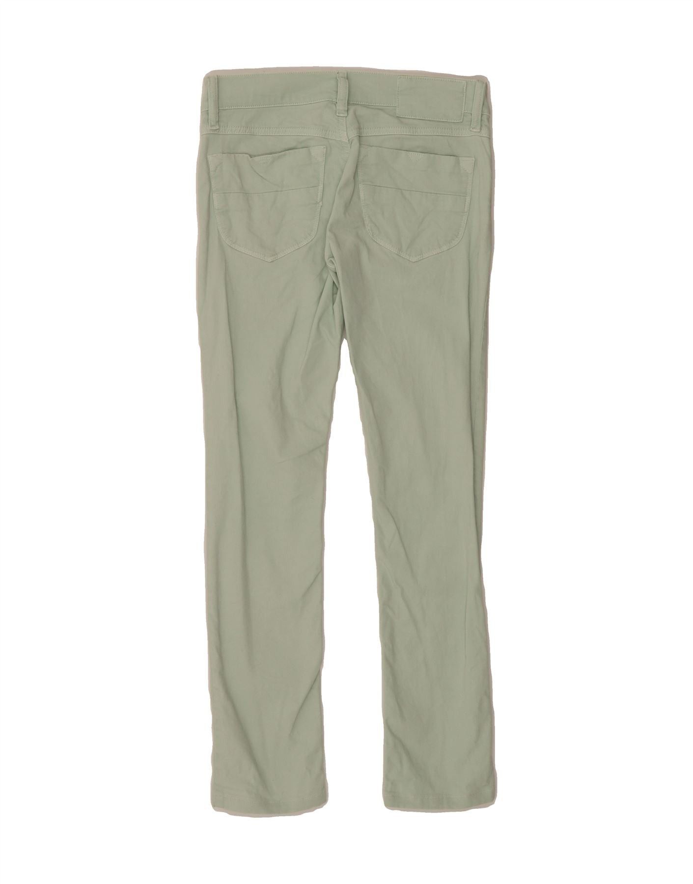 Diesel Girls Slim Casual Trousers 12-13 Years W26 L24 Green Cotton Size 30" / US 8 / IT 44 - 2 Thumbnail