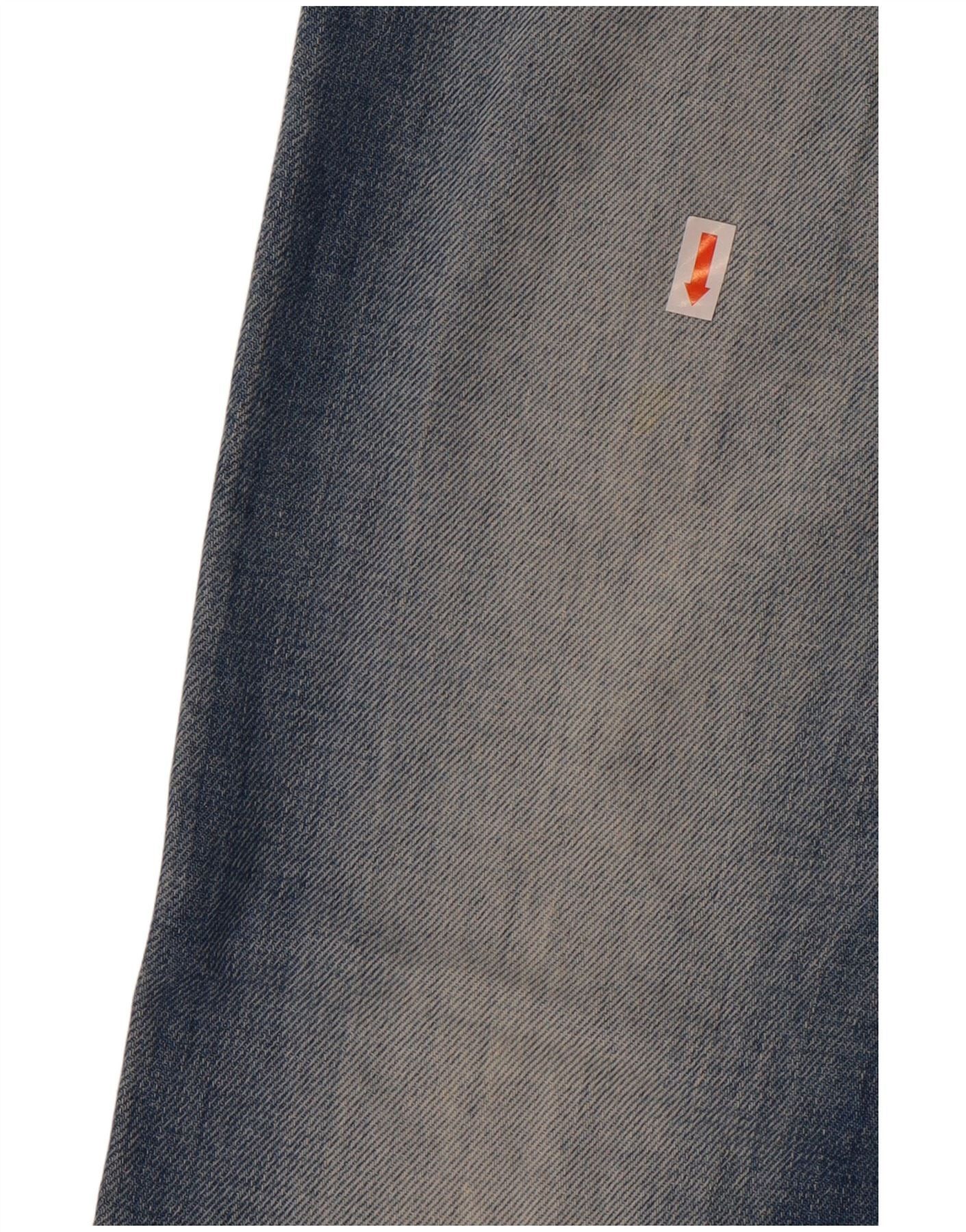 Diesel Womens Straight Jeans W25 L31 Blue Cotton Size 42" / US 20 - 3 Thumbnail