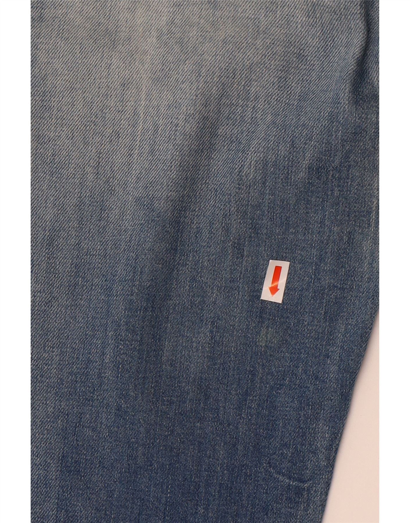 Diesel Womens Straight Jeans W25 L31 Blue Cotton Size 42" / US 20 - 4 Thumbnail