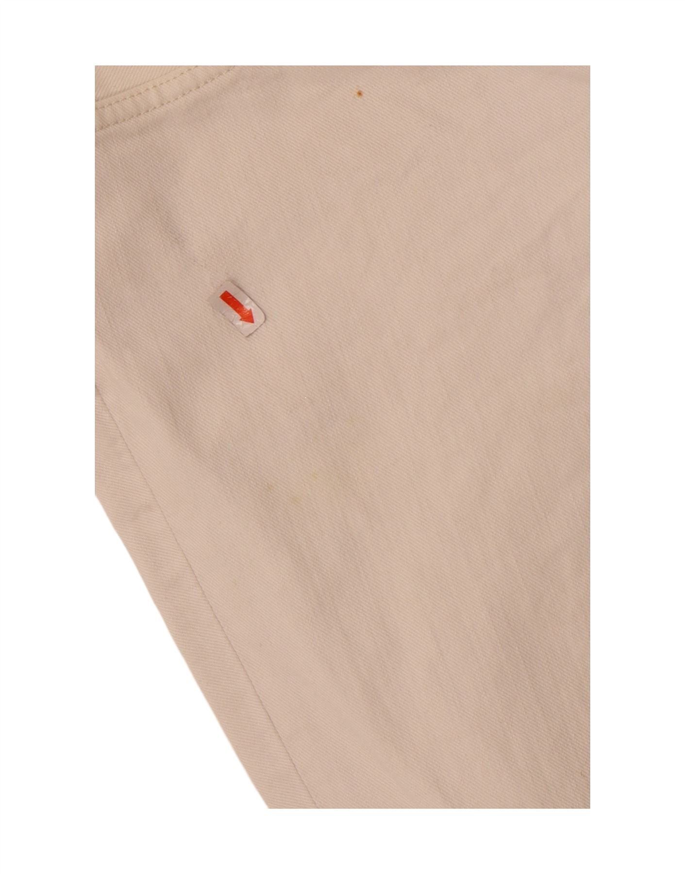 Ralph Lauren Womens Straight Jeans W32 L31 White Cotton Size 24" / US 00 / IT 34 - 6 Thumbnail