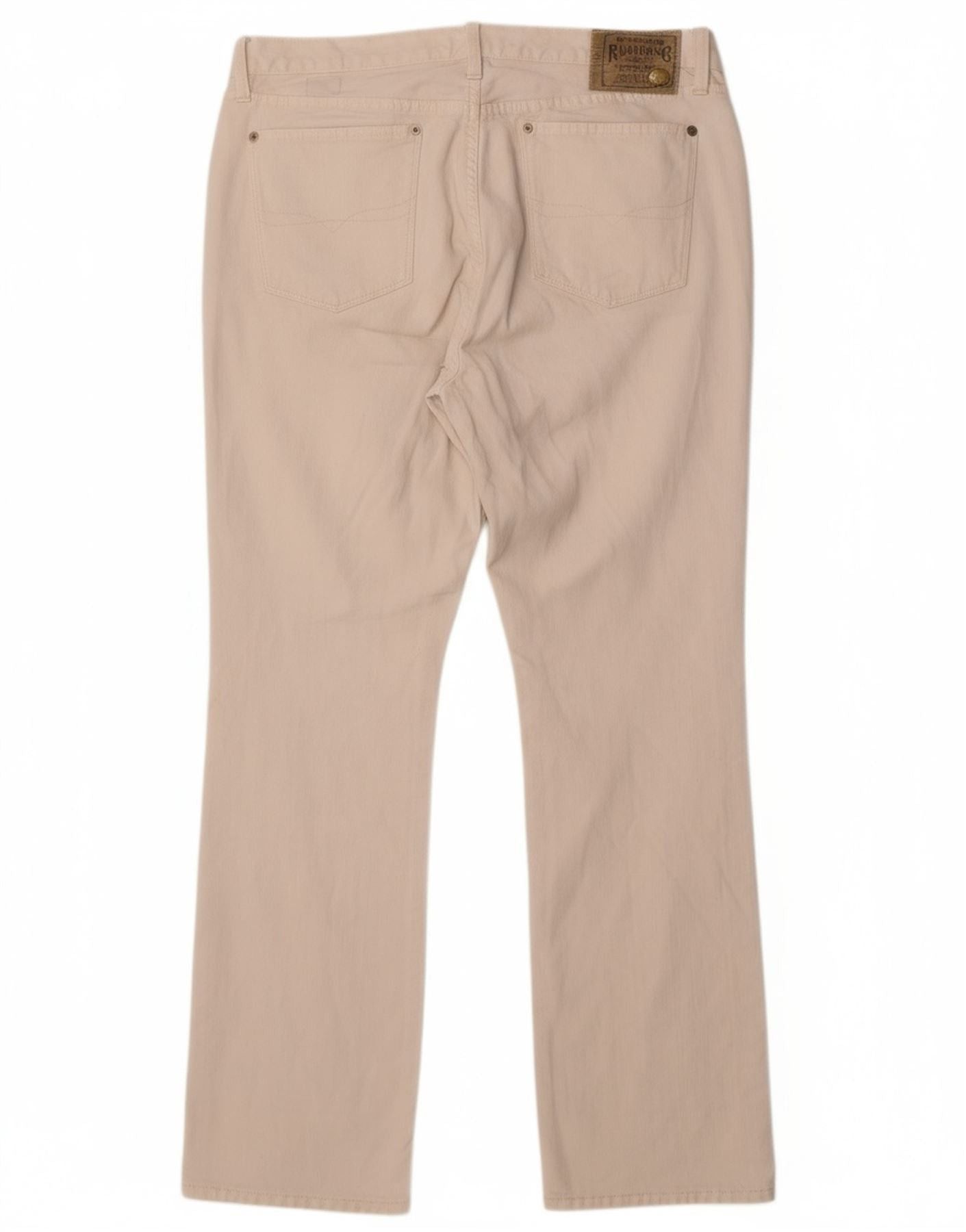 Ralph Lauren Womens Straight Jeans W32 L31 White Cotton Size 24" / US 00 / IT 34 - 2 Thumbnail