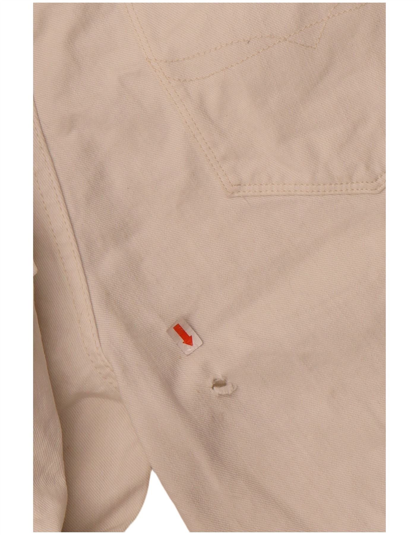 Ralph Lauren Womens Straight Jeans W32 L31 White Cotton Size 24" / US 00 / IT 34 - 8 Thumbnail